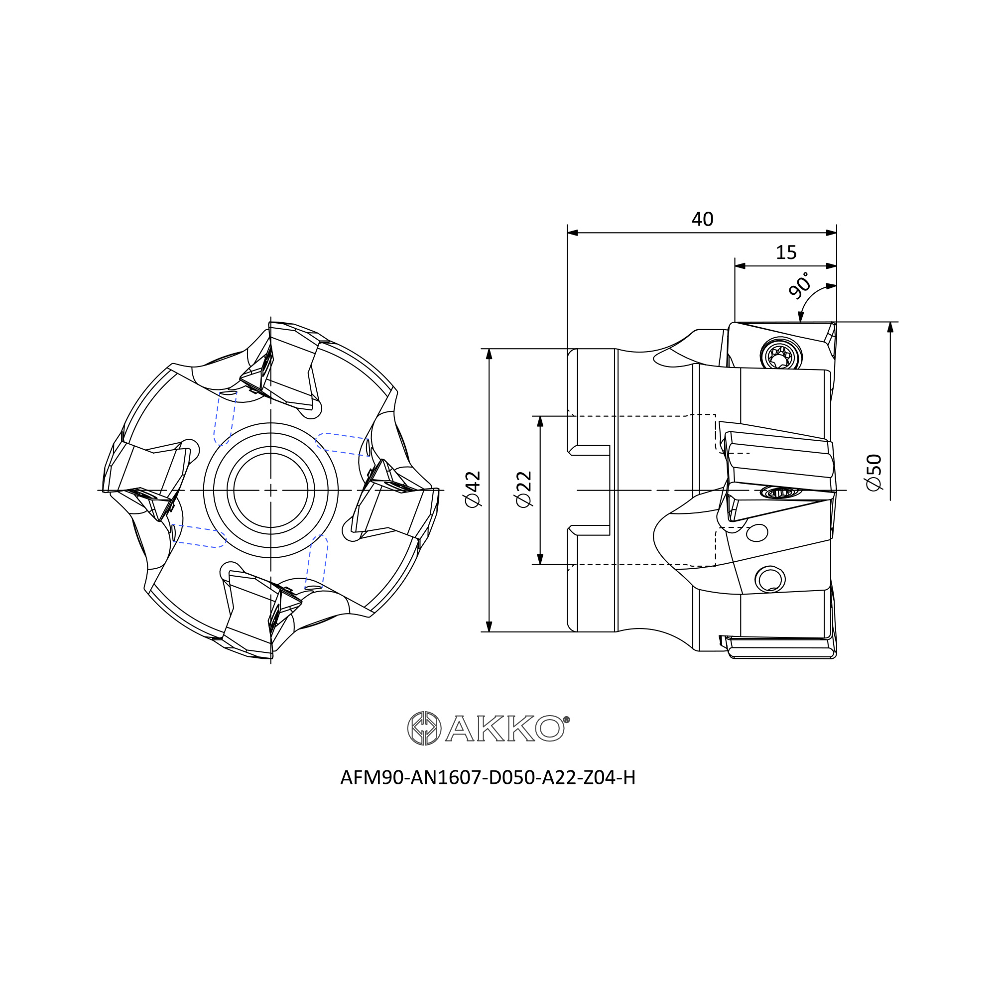 AKKO AFM90-AN1607-D050-A22-Z04-H — фото 3