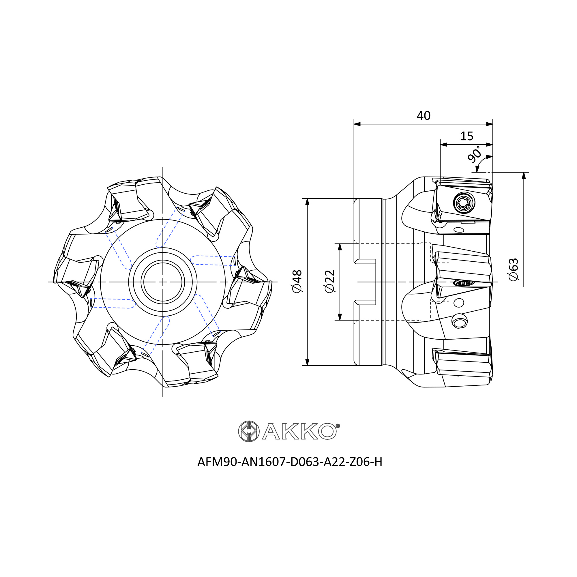 AKKO AFM90-AN1607-D063-A22-Z06-H — фото 3