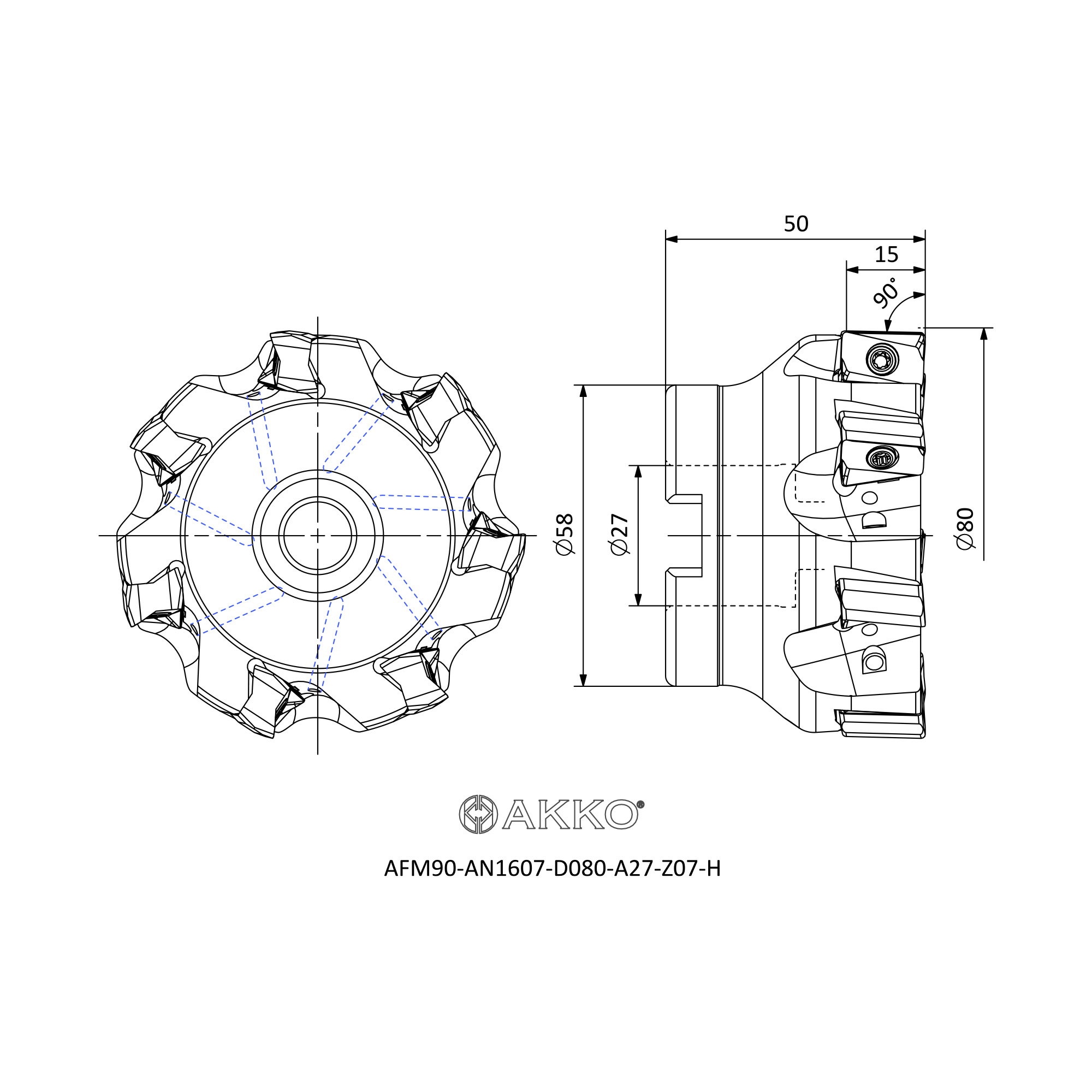 AKKO AFM90-AN1607-D080-A27-Z07-H — фото 3
