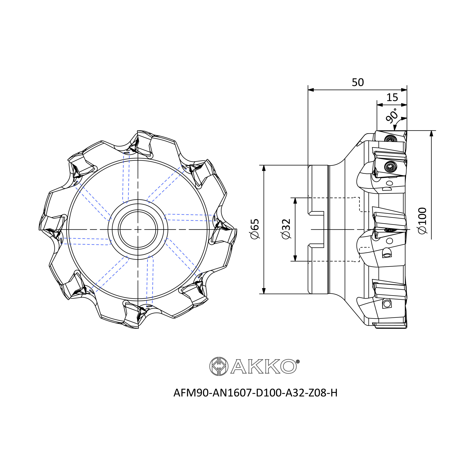 AKKO AFM90-AN1607-D100-A32-Z08-H — фото 3