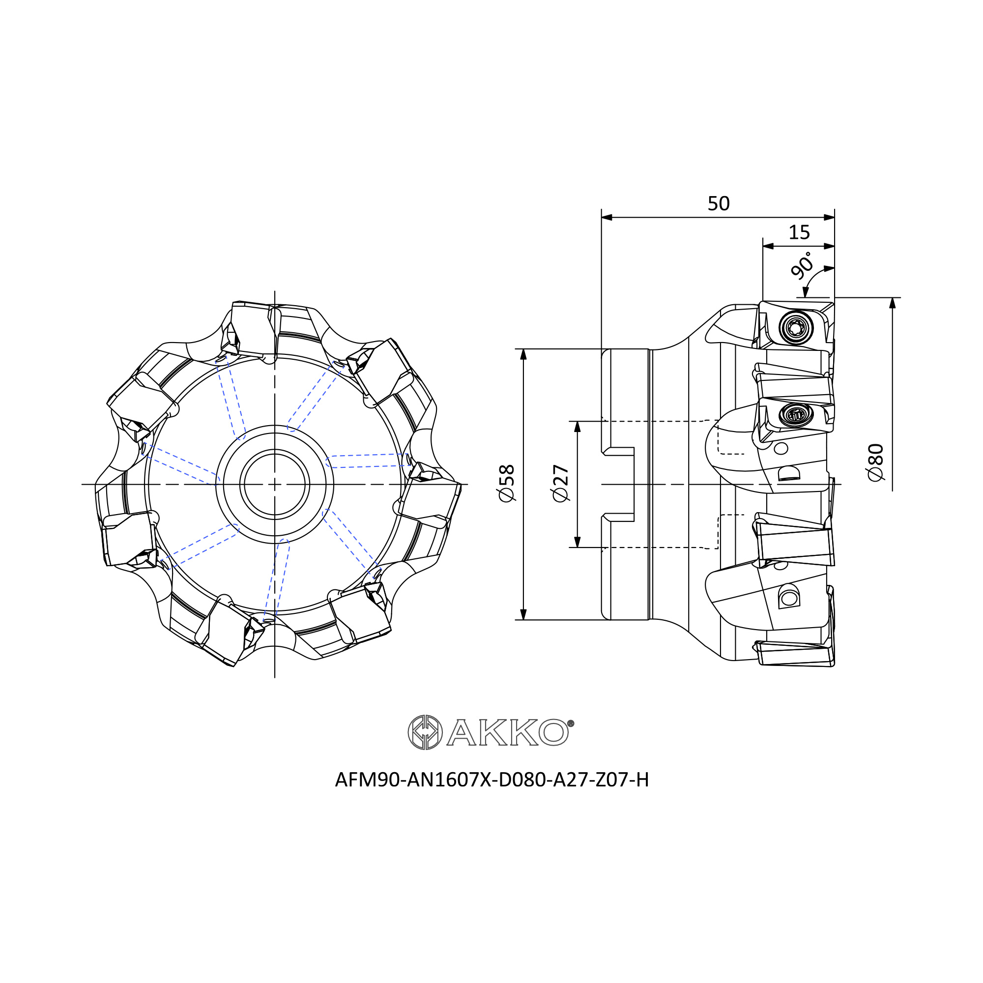 AKKO AFM90-AN1607X-D080-A27-Z07-H — фото 3