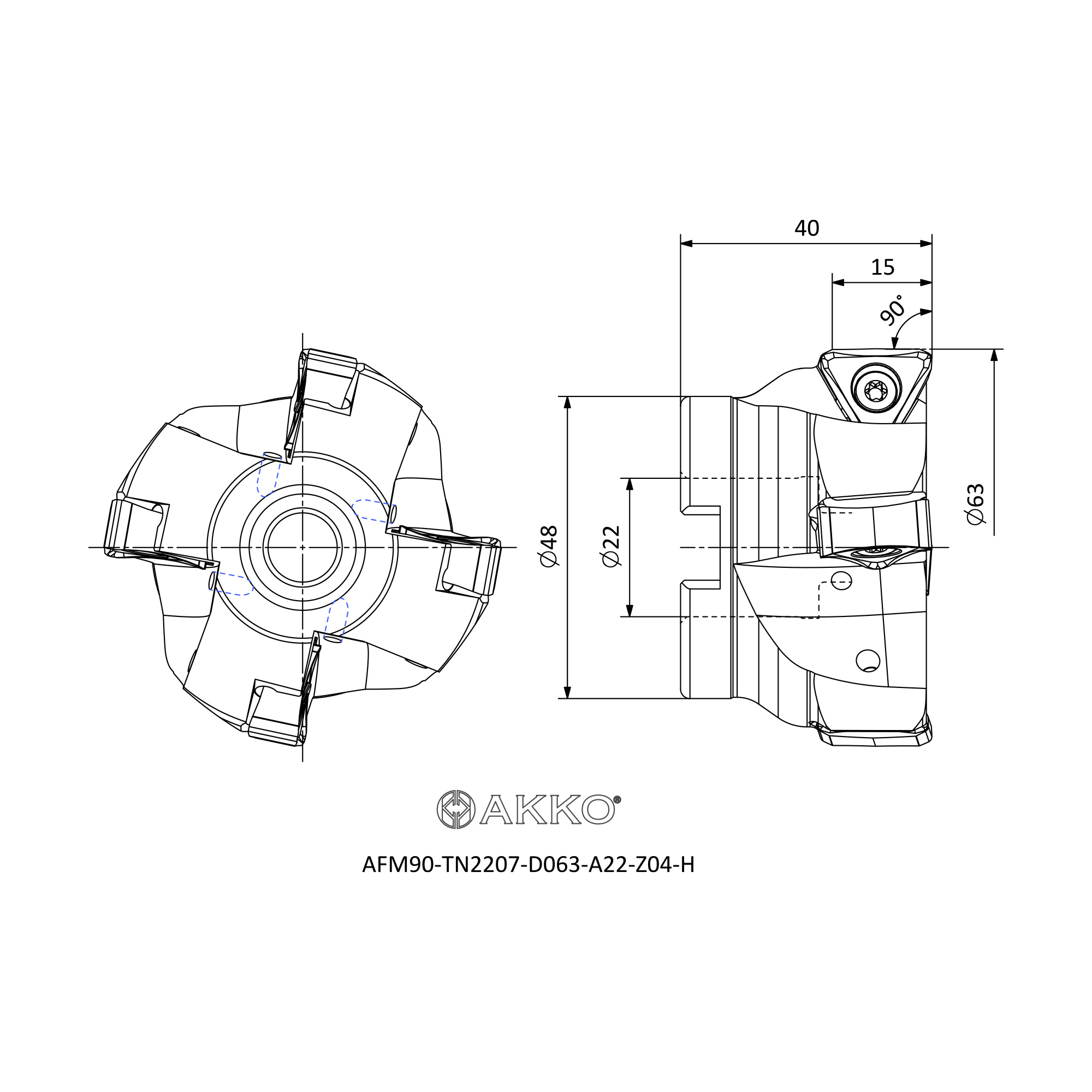 AKKO AFM90-TN2207-D063-A22-Z04-H — фото 3