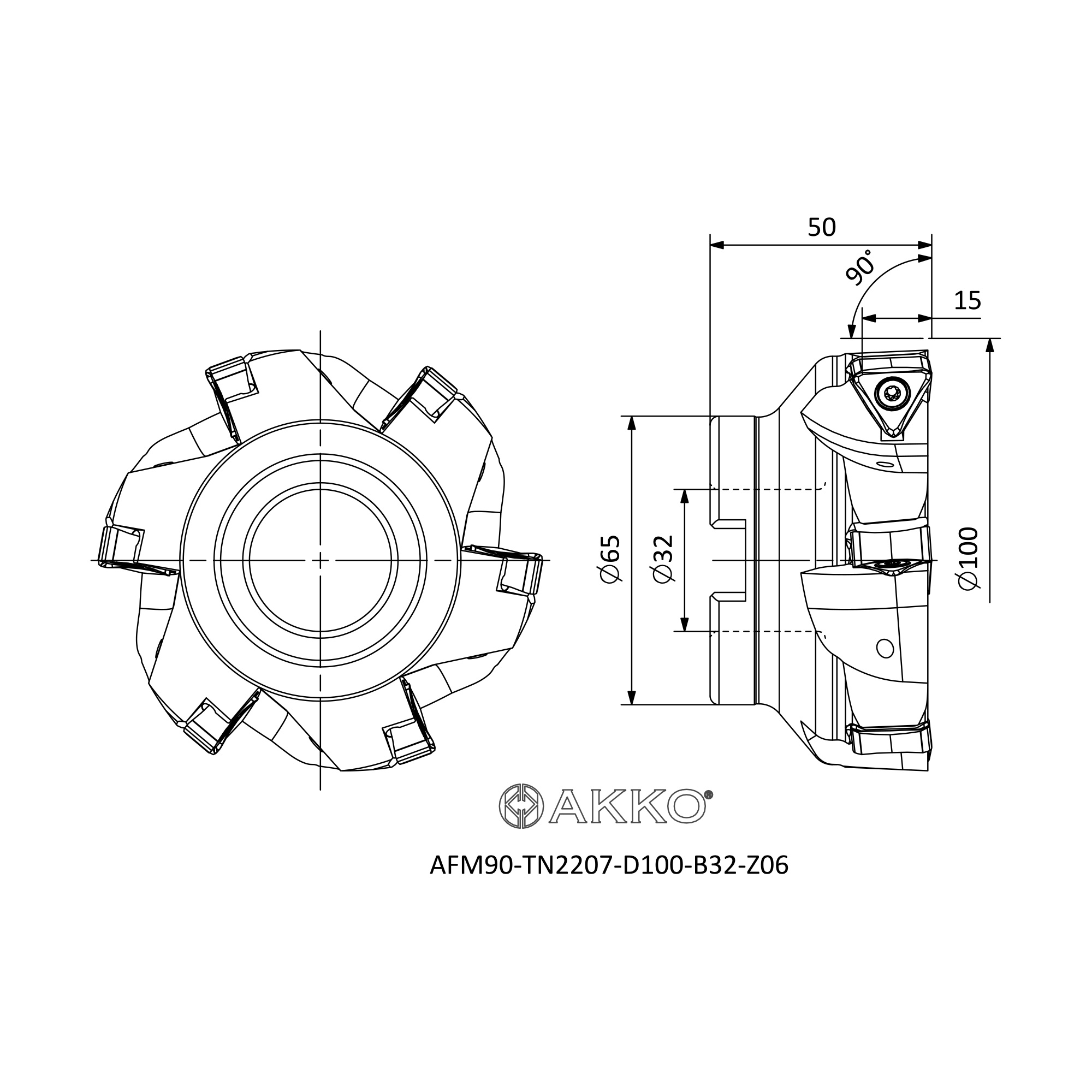 AKKO AFM90-TN2207-D100-B32-Z06 — фото 3