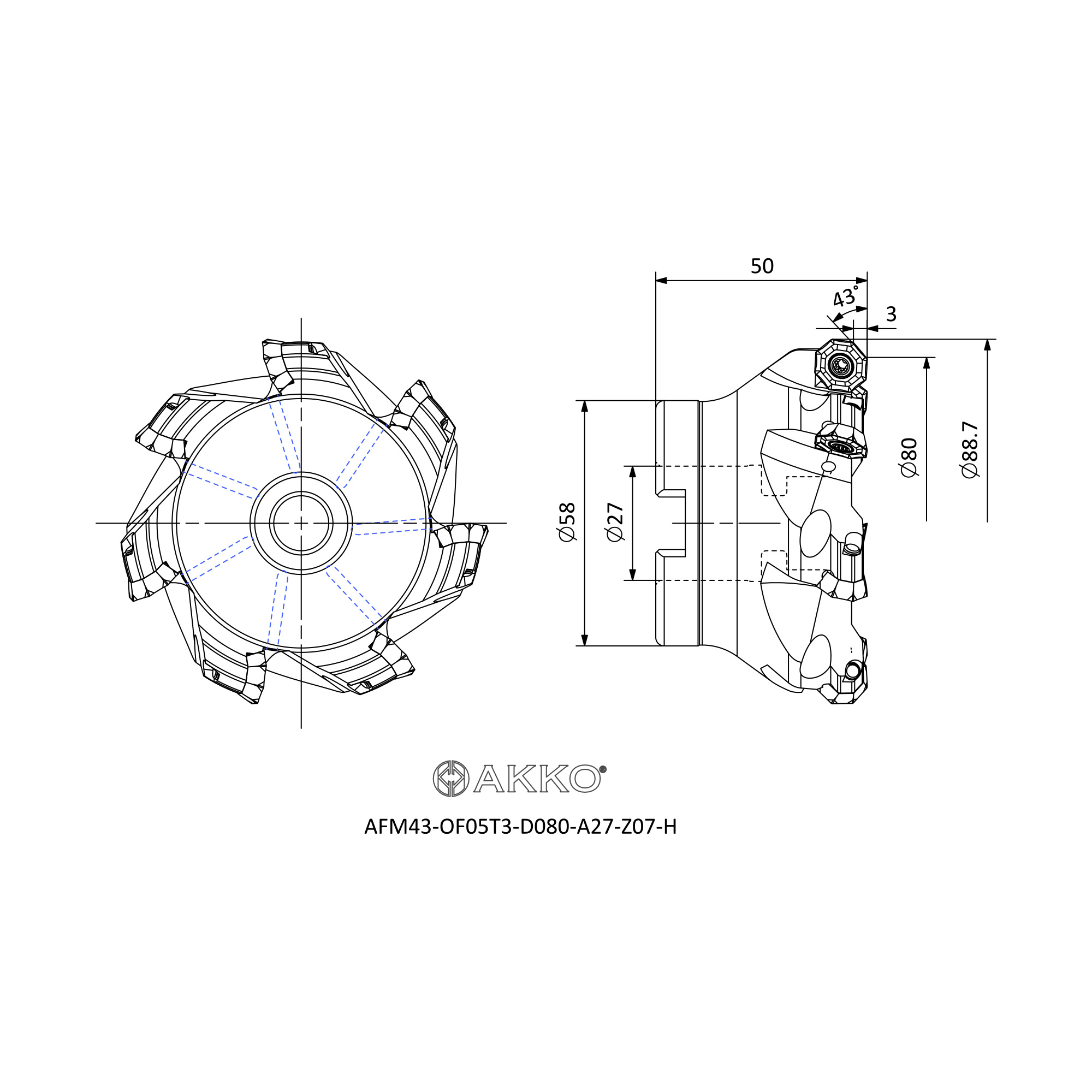 AKKO AFM43-OF05T3-D080-A27-Z07-H — фото 3