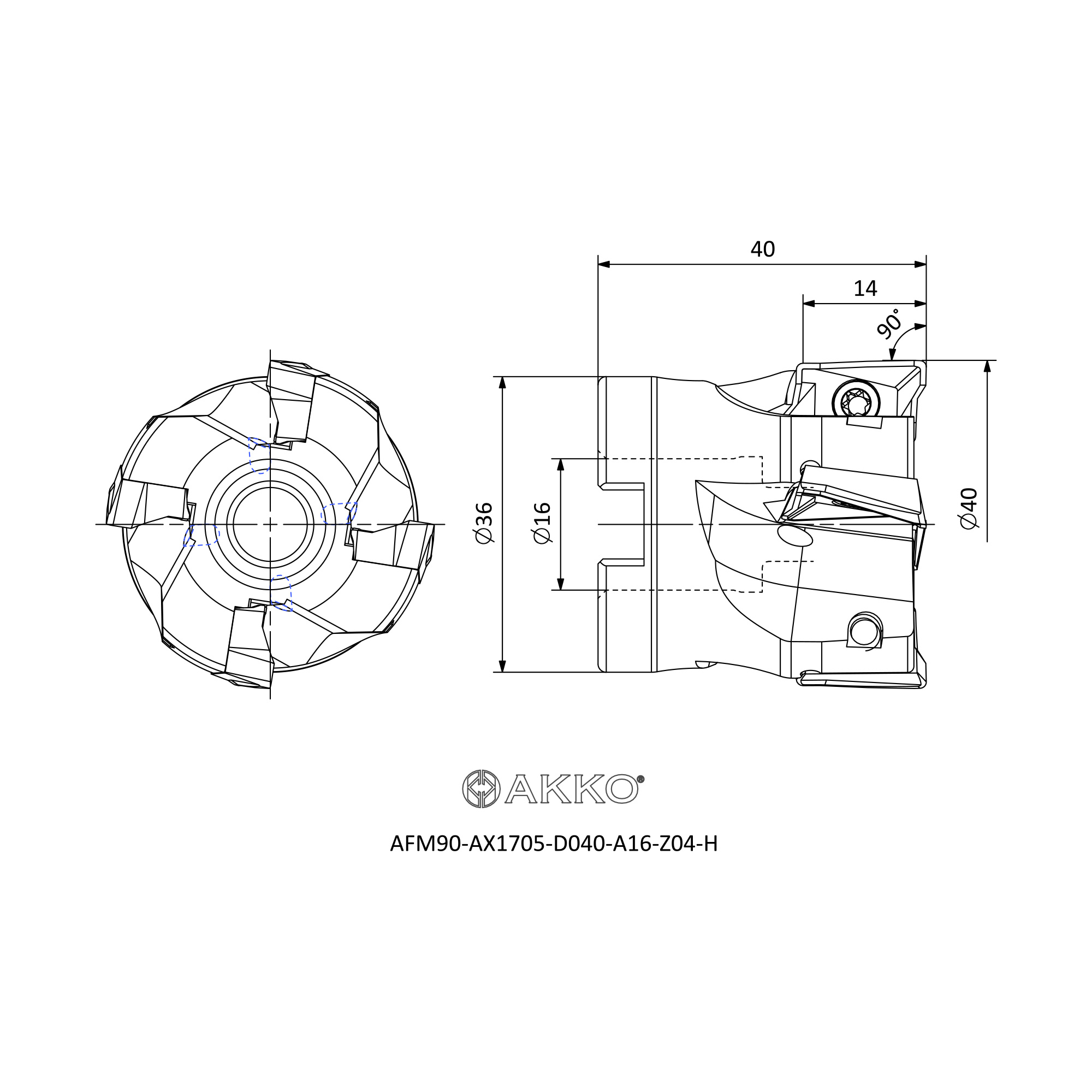 AKKO AFM90-AX1705-D040-A16-Z04-H — фото 3