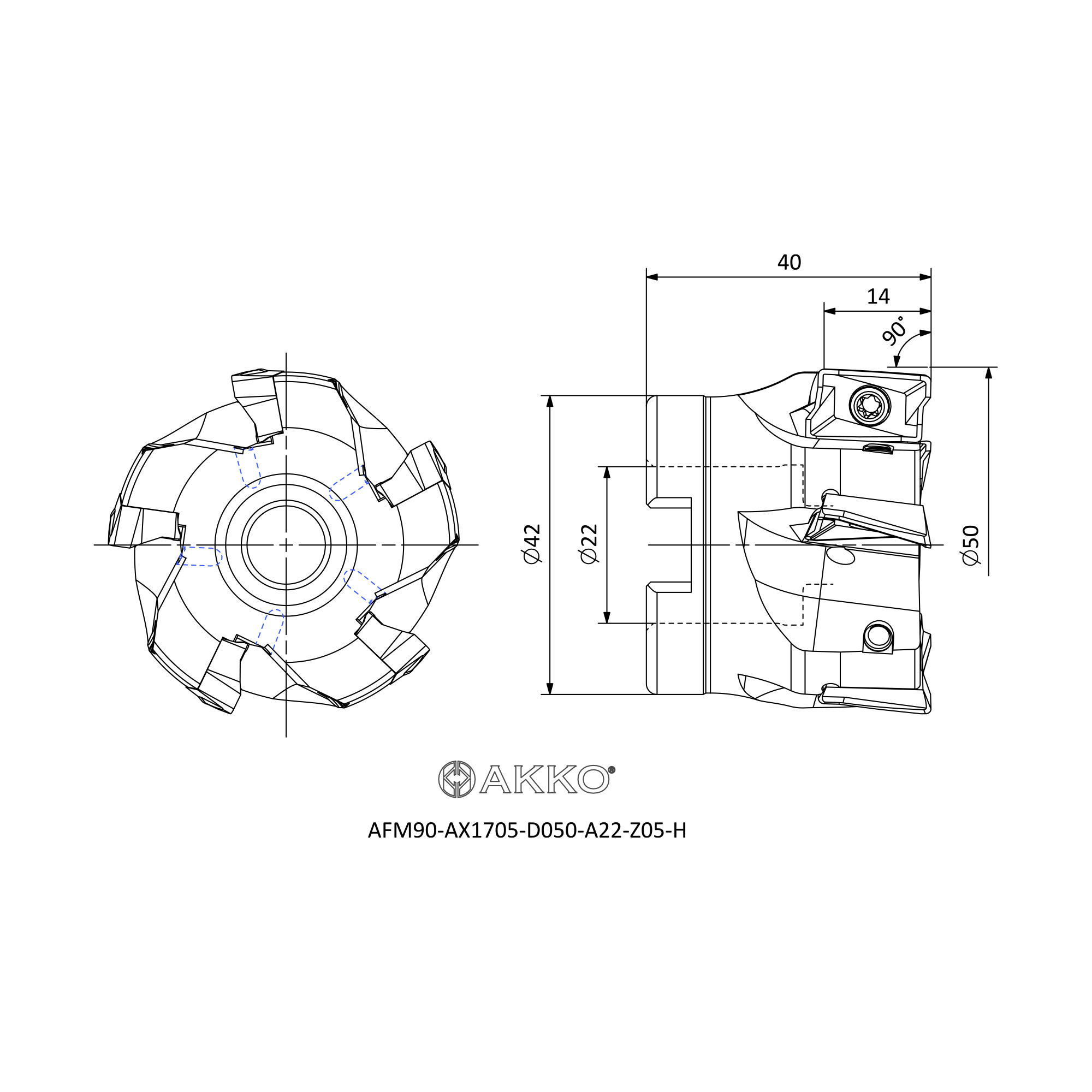 AKKO AFM90-AX1705-D050-A22-Z05-H — фото 3
