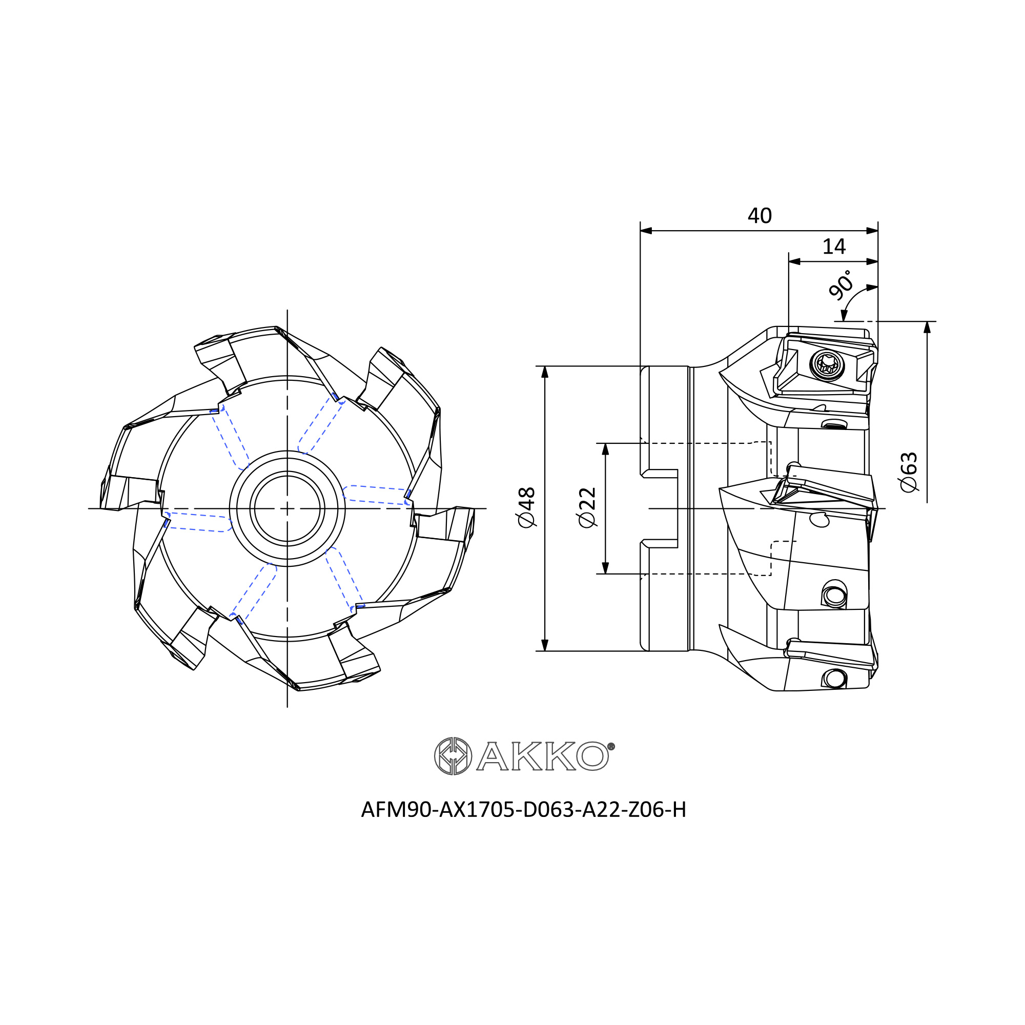 AKKO AFM90-AX1705-D063-A22-Z06-H — фото 3