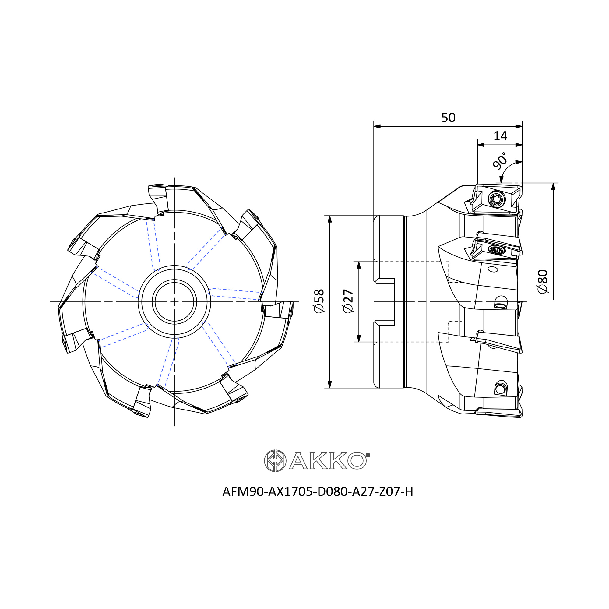 AKKO AFM90-AX1705-D080-A27-Z07-H — фото 3