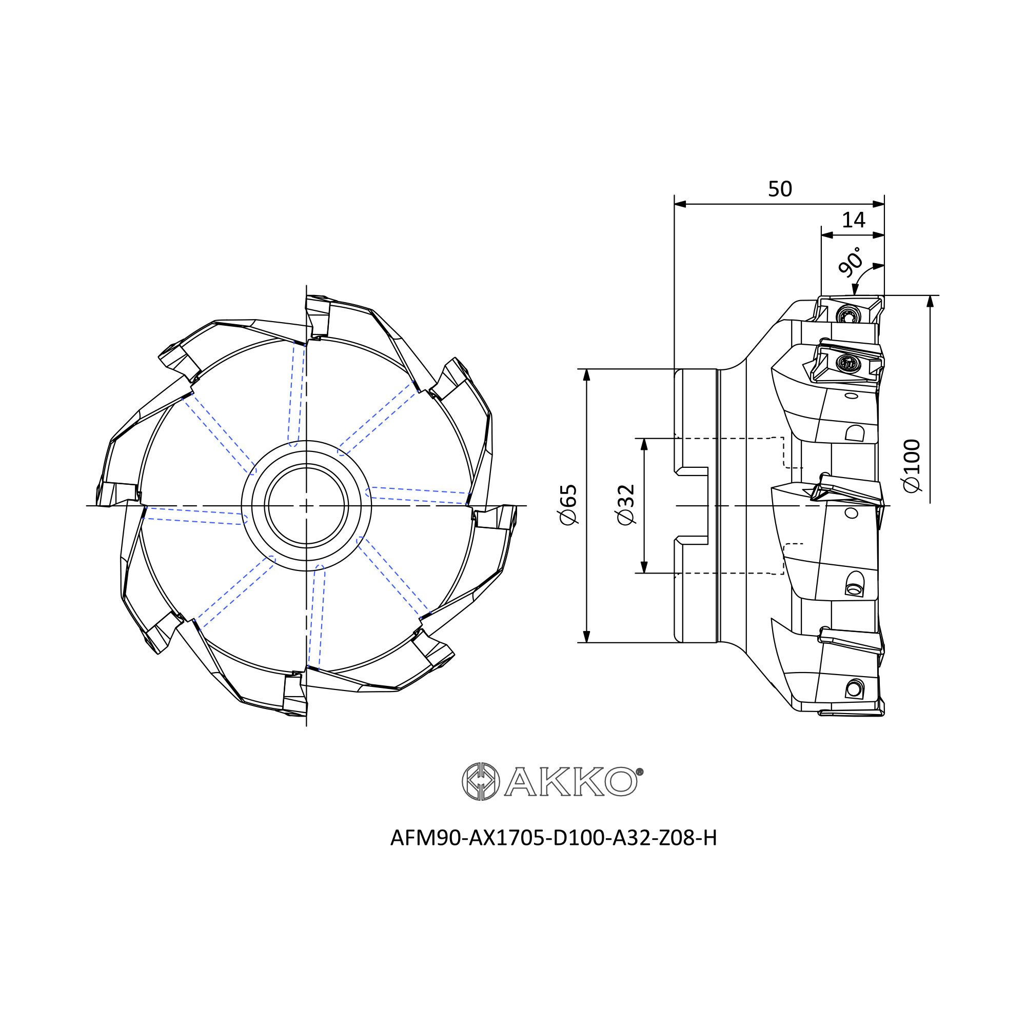 AKKO AFM90-AX1705-D100-A32-Z08-H — фото 3