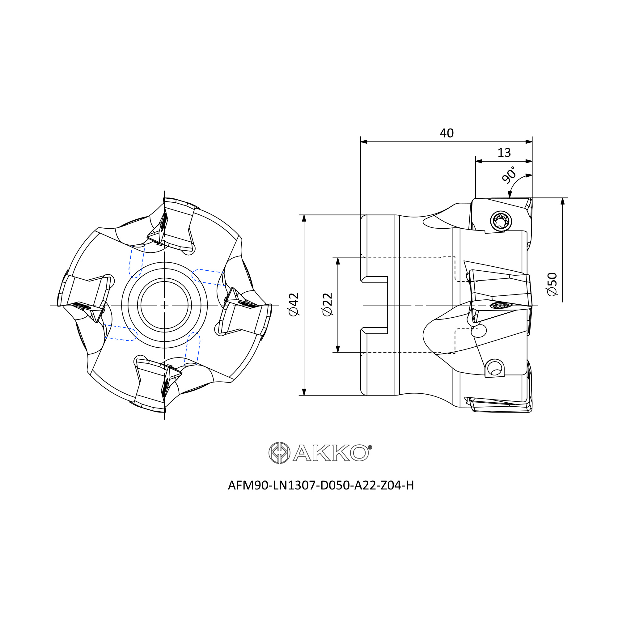 AKKO AFM90-LN1307-D050-A22-Z04-H — фото 3