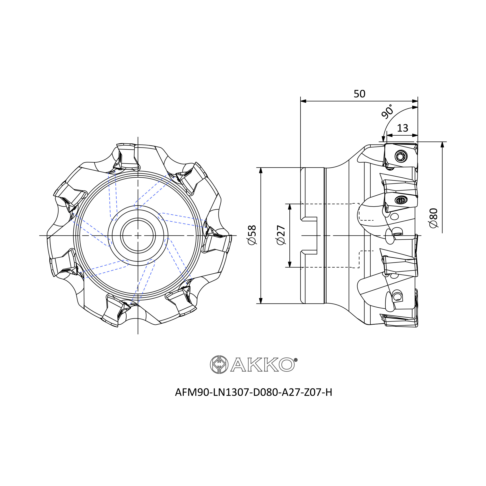 AKKO AFM90-LN1307-D080-A27-Z07-H — фото 3