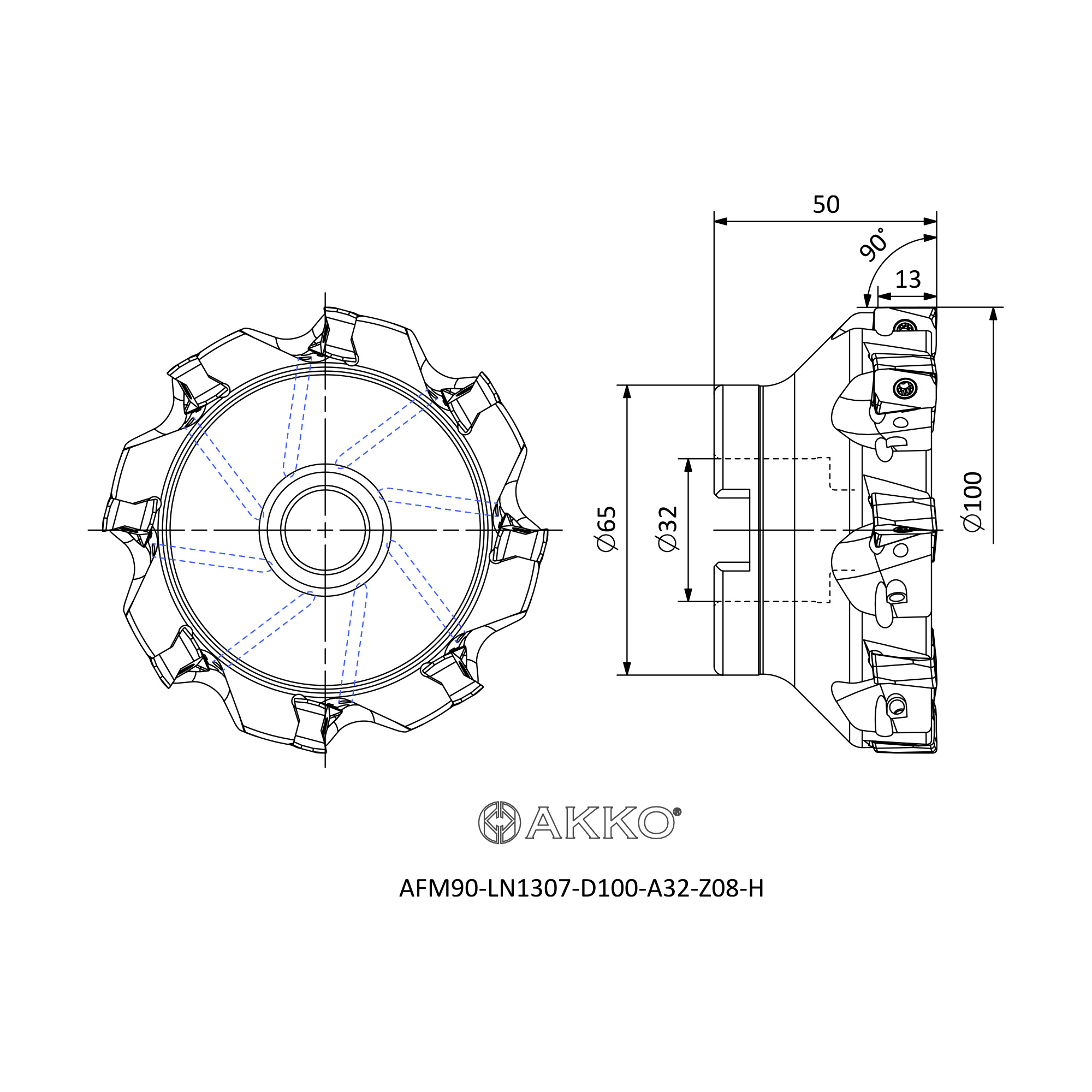 AKKO AFM90-LN1307-D100-A32-Z08-H — фото 3