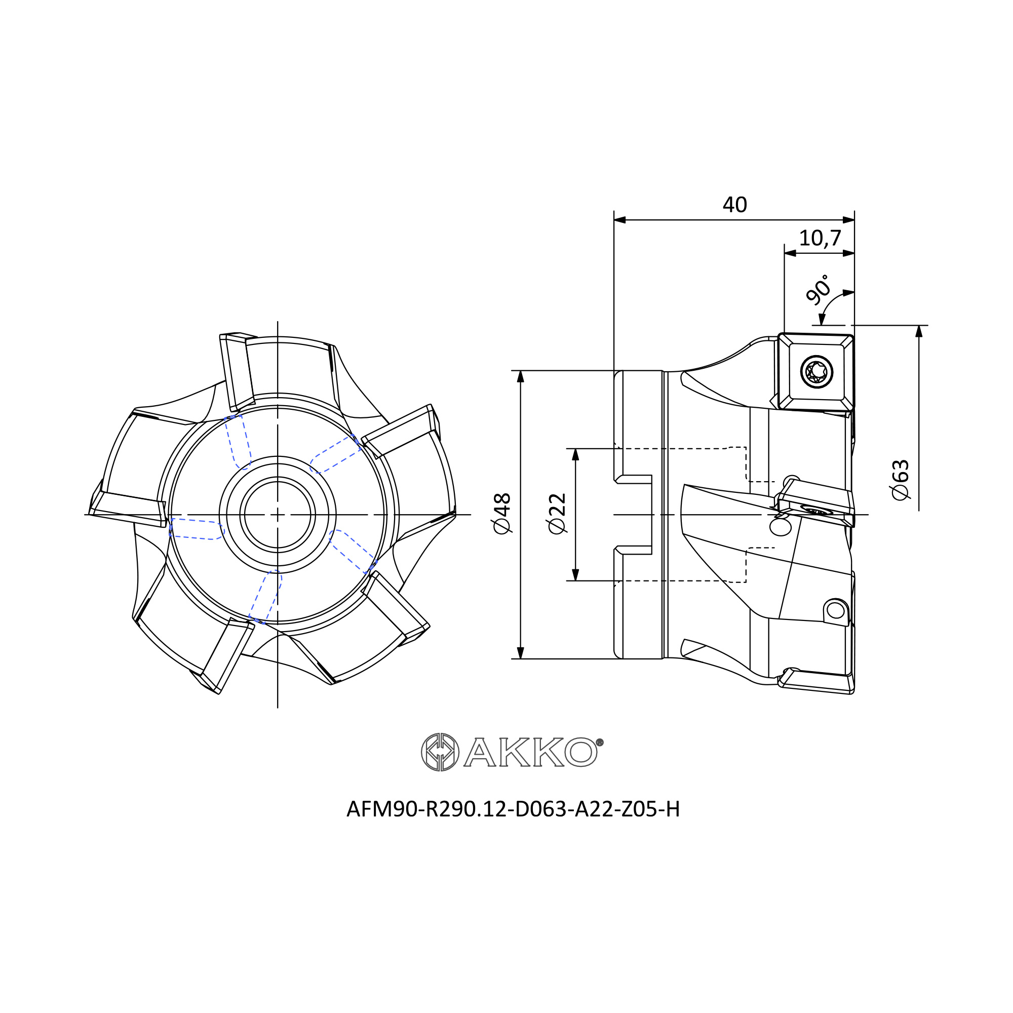 AKKO AFM90-R290.12-D063-A22-Z05-H — фото 3