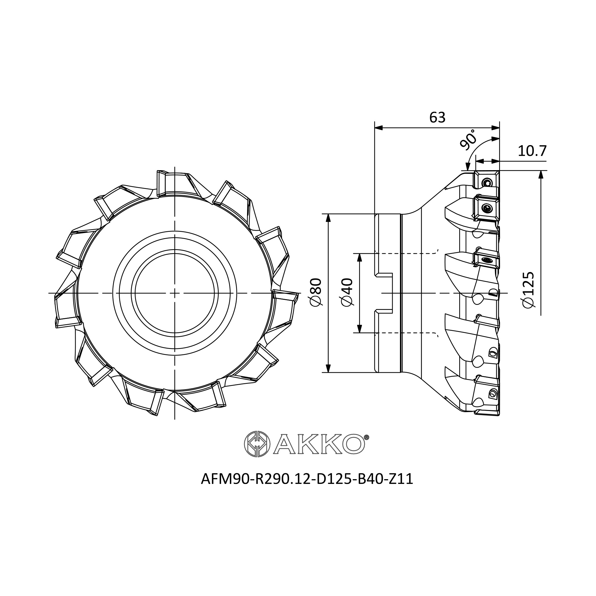AKKO AFM90-R290.12-D125-B40-Z11 — фото 3