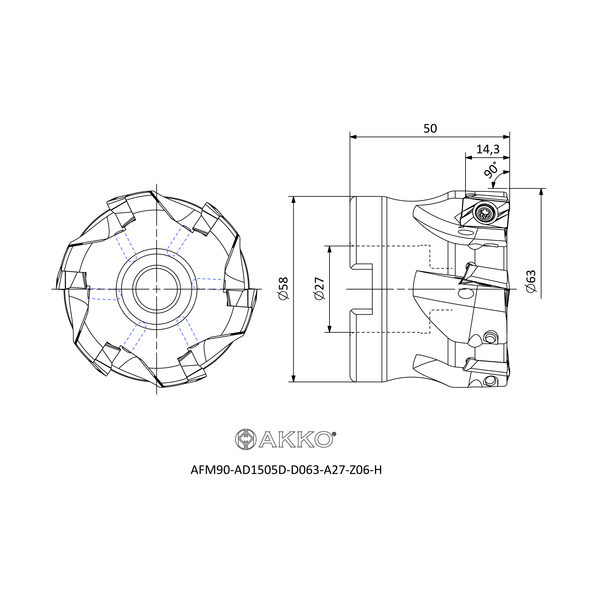 AKKO AFM90-AD1505D-D063-A27-Z06-H — фото 3