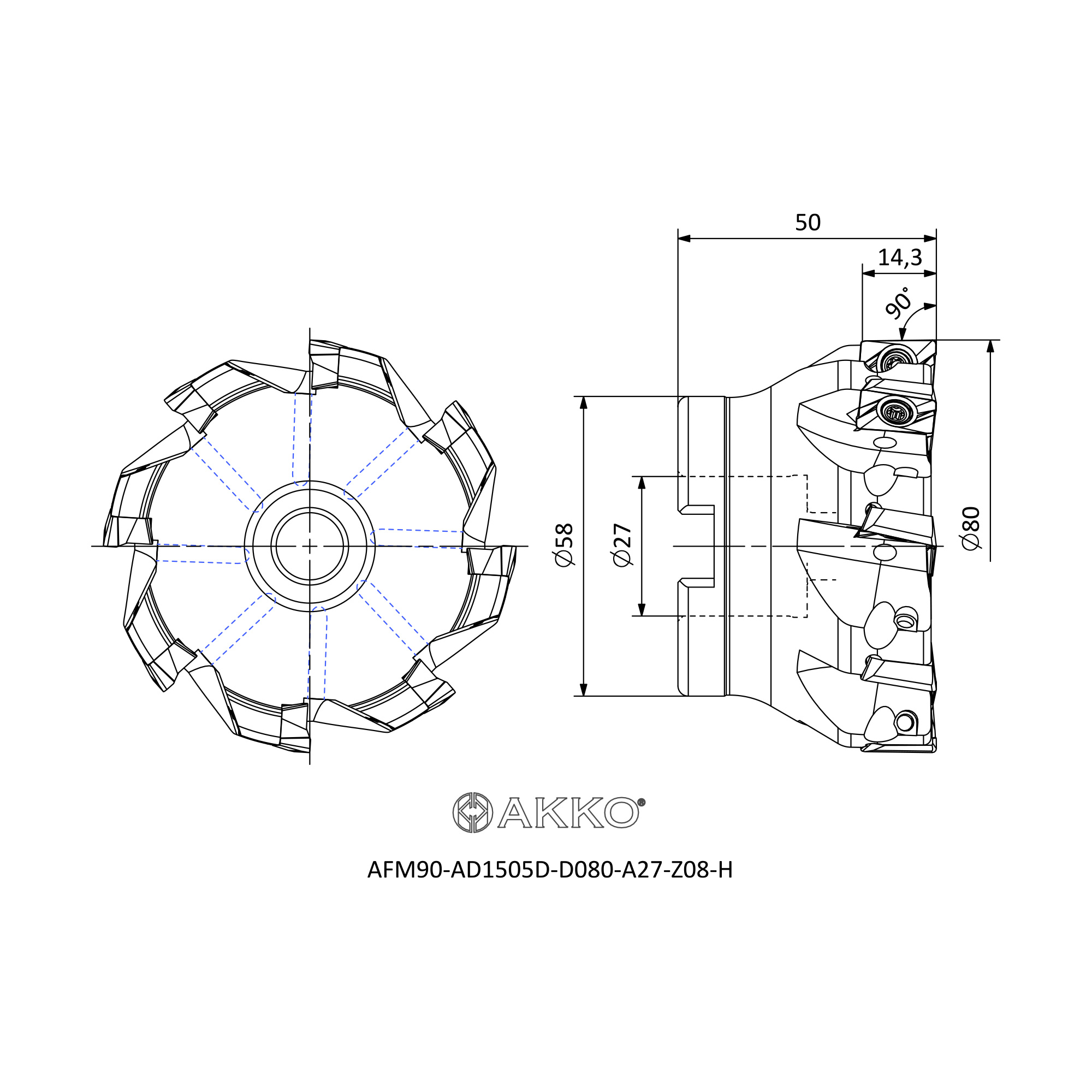 AKKO AFM90-AD1505D-D080-A27-Z08-H — фото 3