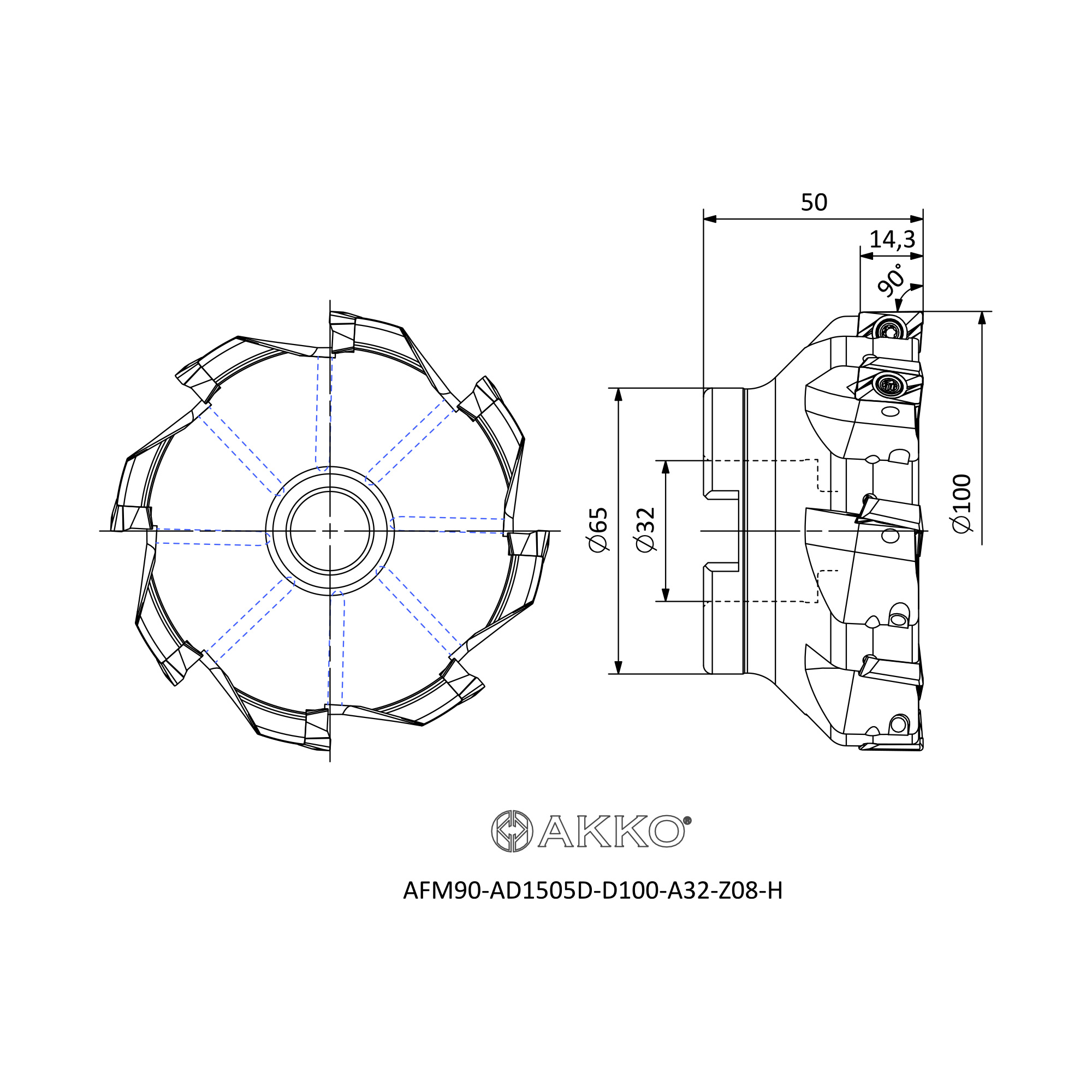 AKKO AFM90-AD1505D-D100-A32-Z08-H — фото 3