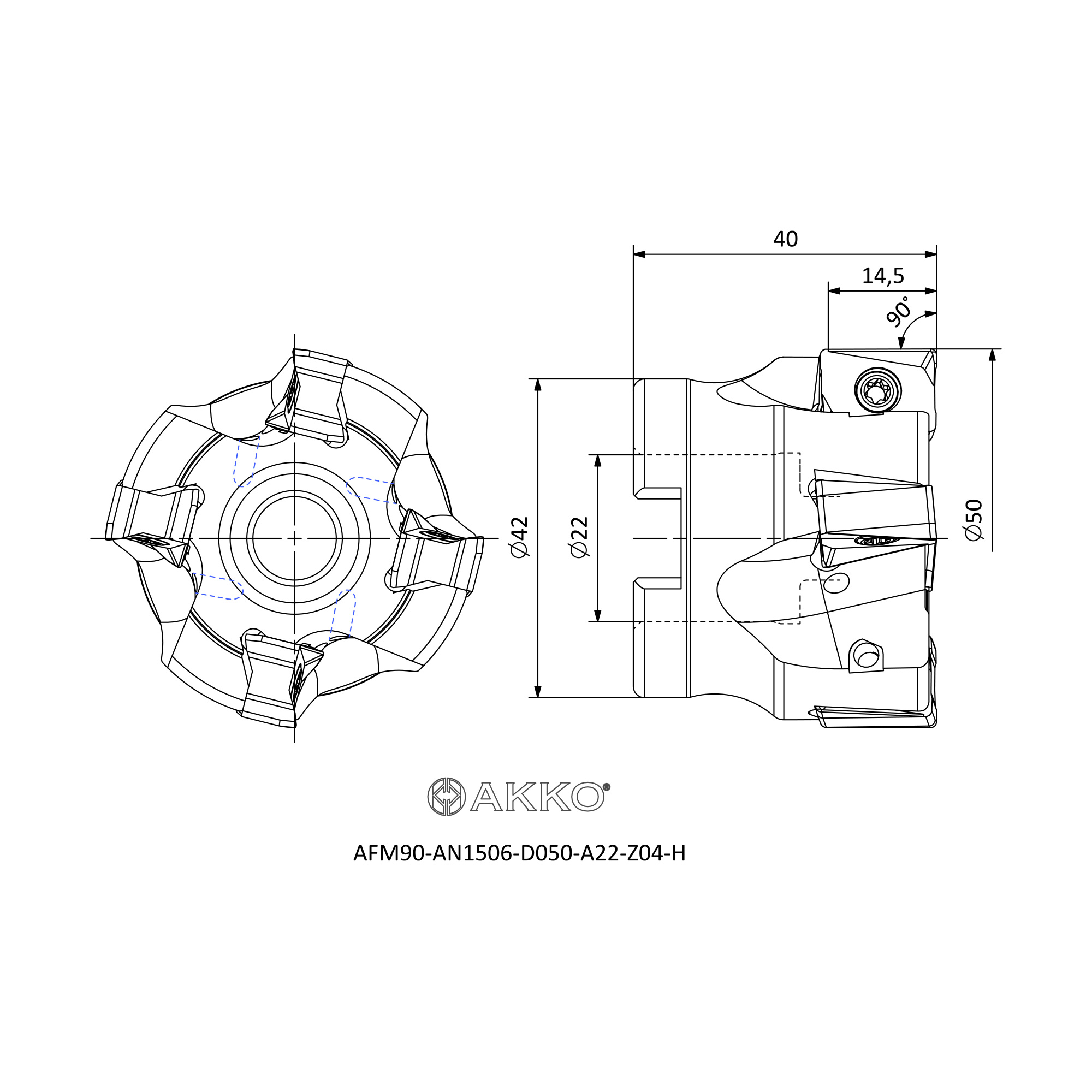 AKKO AFM90-AN1506-D050-A22-Z04-H — фото 3