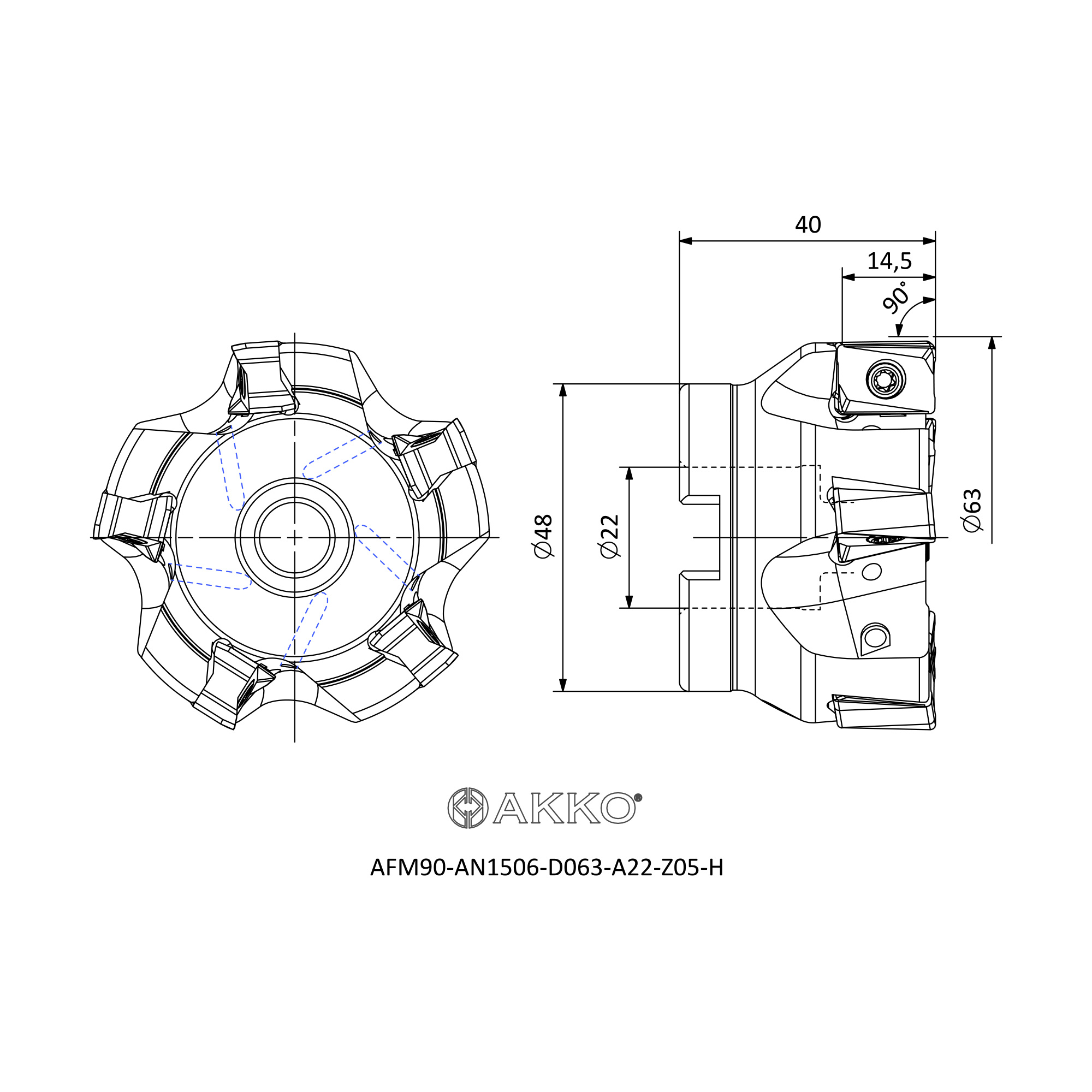 AKKO AFM90-AN1506-D063-A22-Z05-H — фото 3