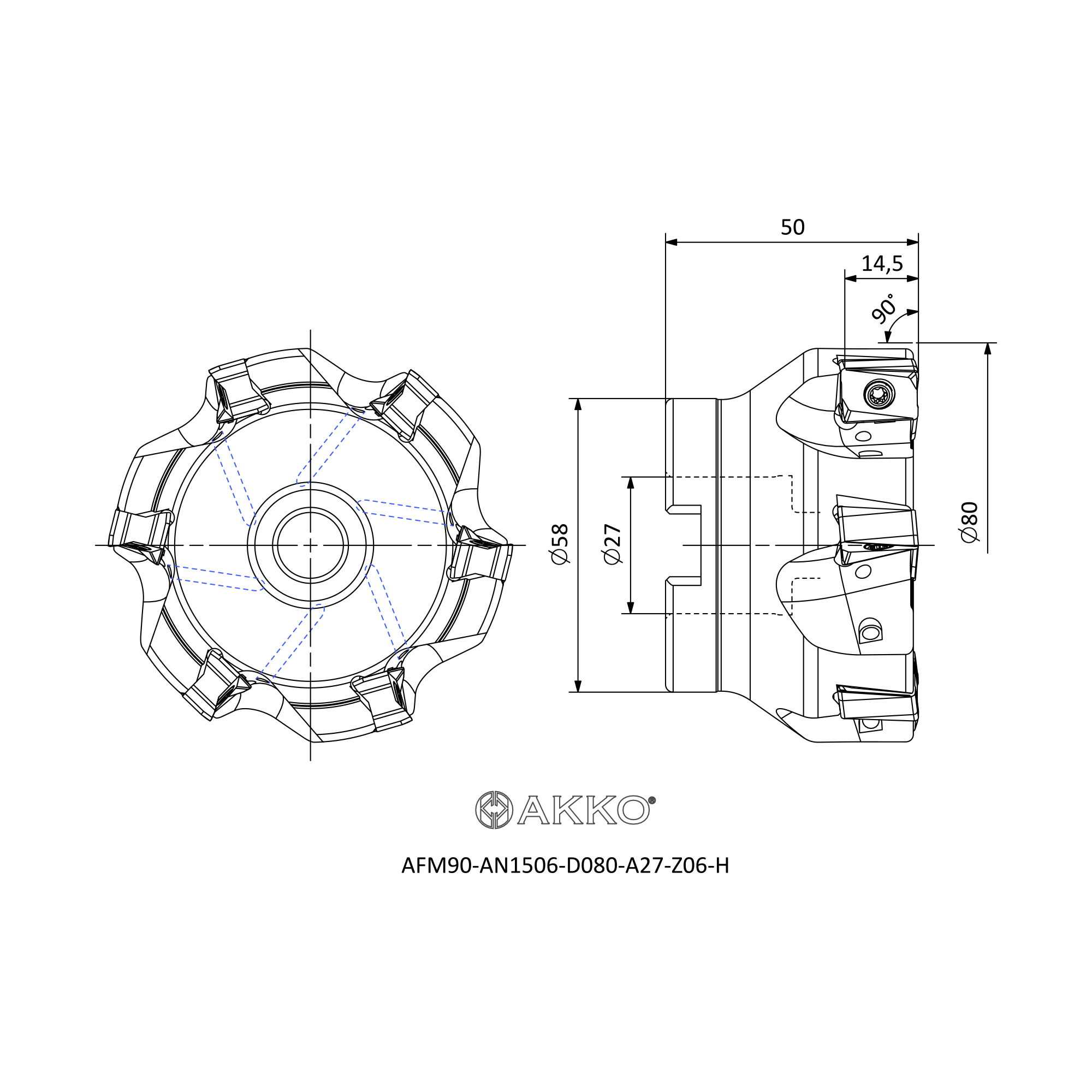 AKKO AFM90-AN1506-D080-A27-Z06-H — фото 3