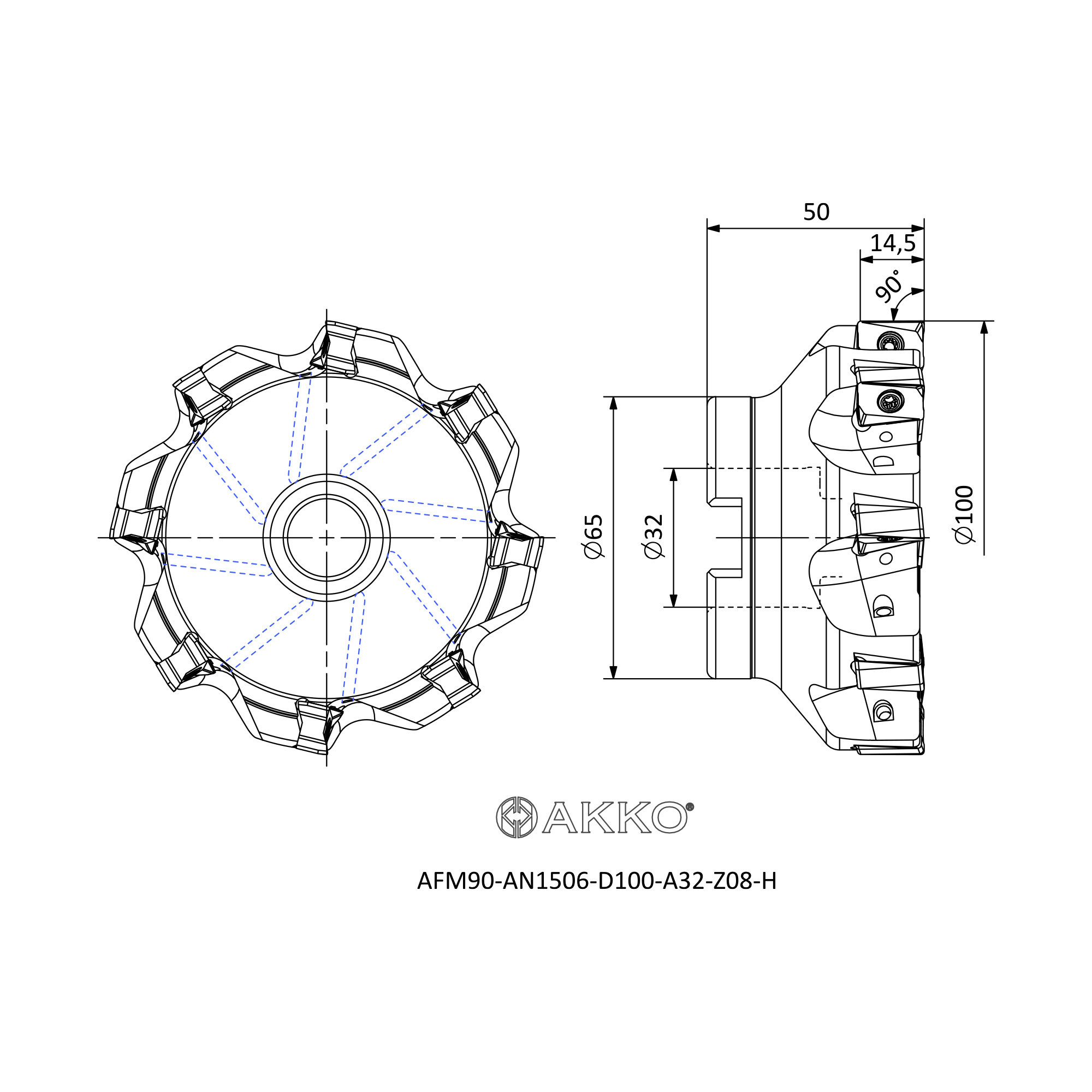 AKKO AFM90-AN1506-D100-A32-Z08-H — фото 3