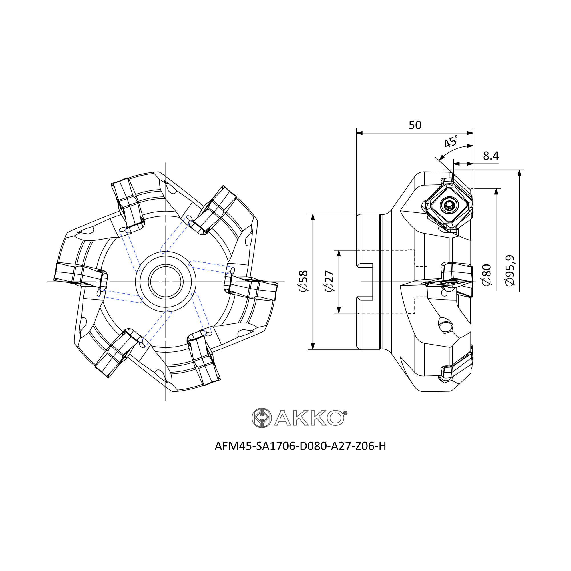 AKKO AFM45-SA1706-D080-A27-Z06-H — фото 3