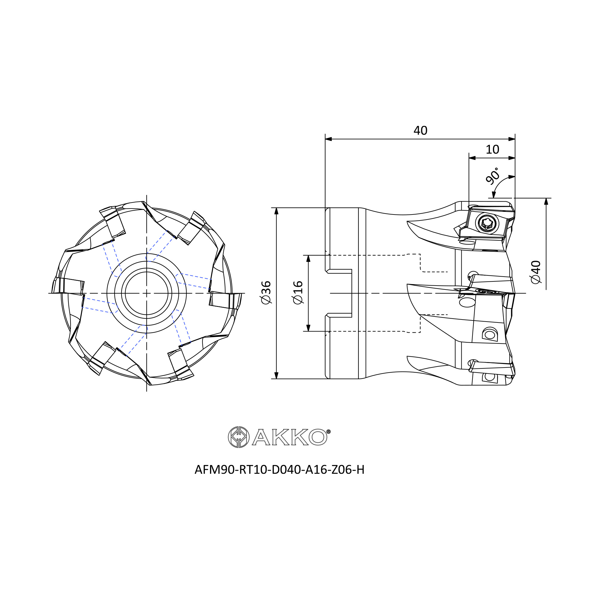 AKKO AFM90-RT10-D040-A16-Z06-H — фото 3