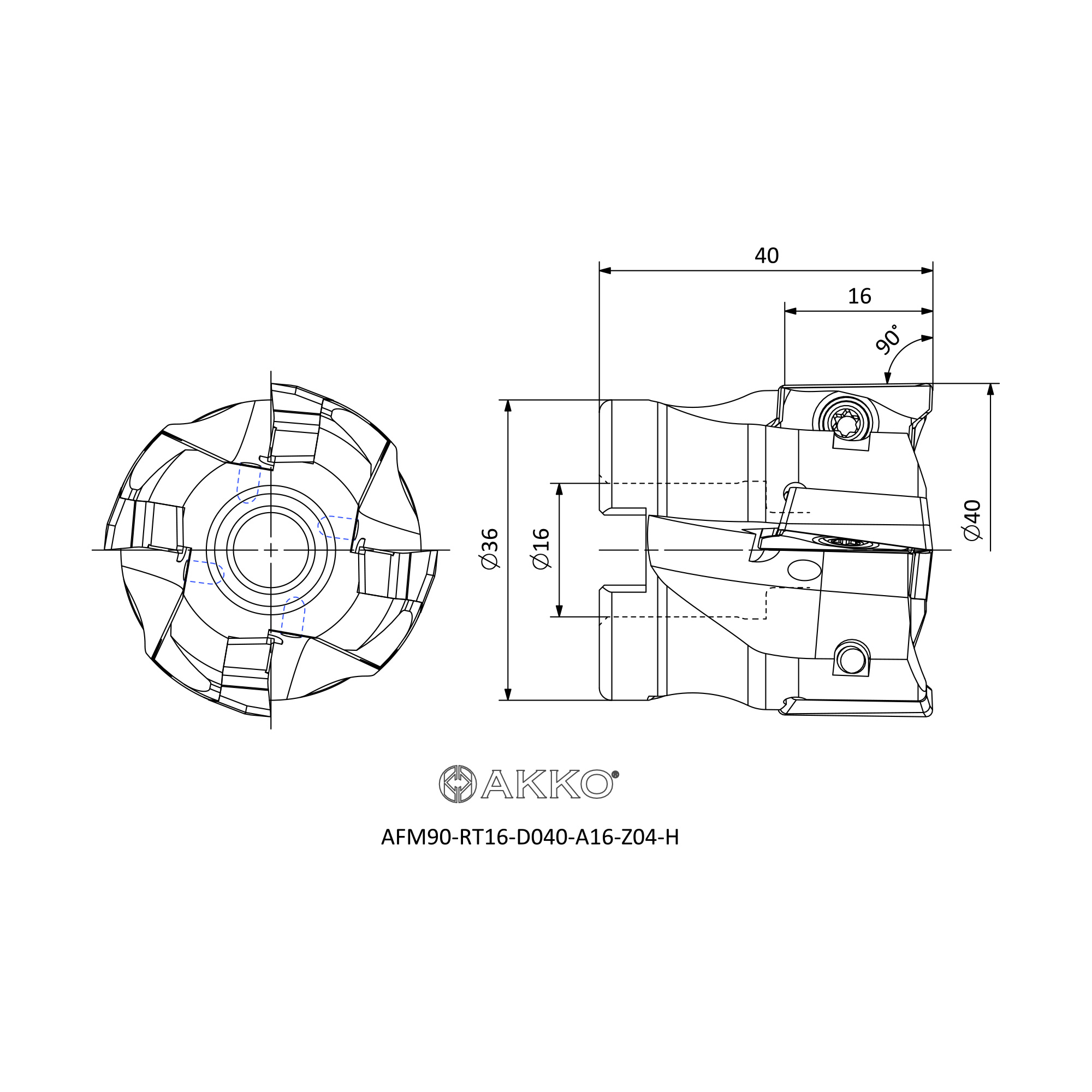 AKKO AFM90-RT16-D040-A16-Z04-H — фото 3