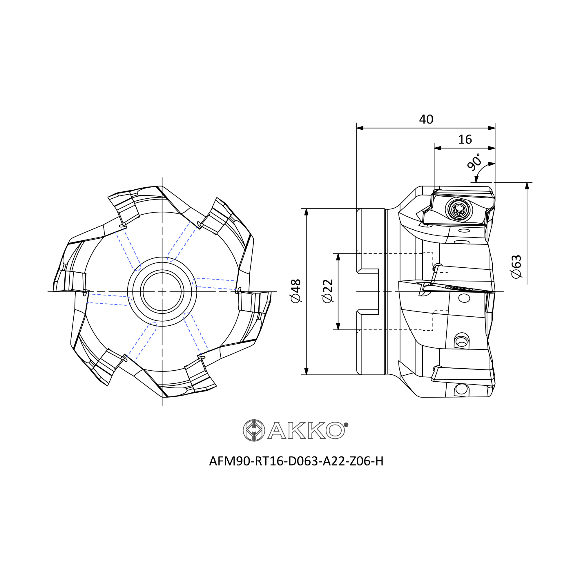 AKKO AFM90-RT16-D063-A22-Z06-H — фото 3
