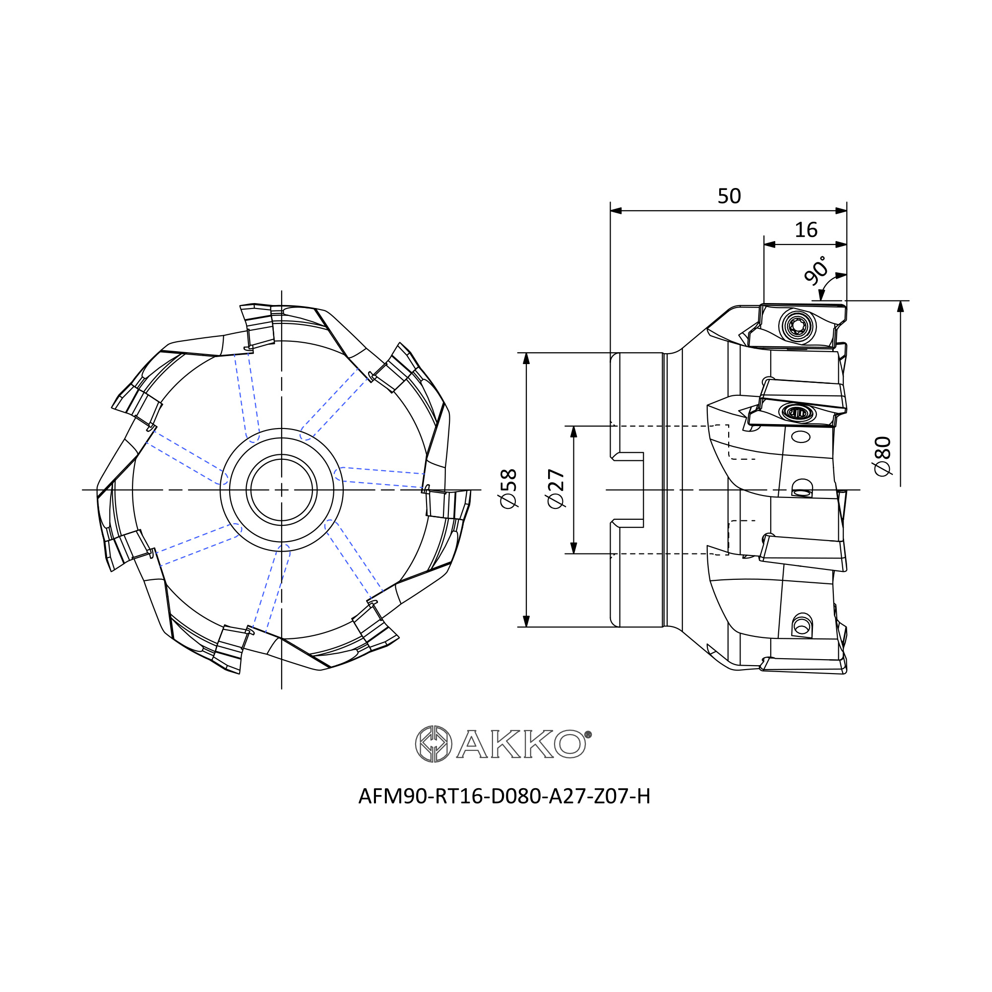 AKKO AFM90-RT16-D080-A27-Z07-H — фото 3