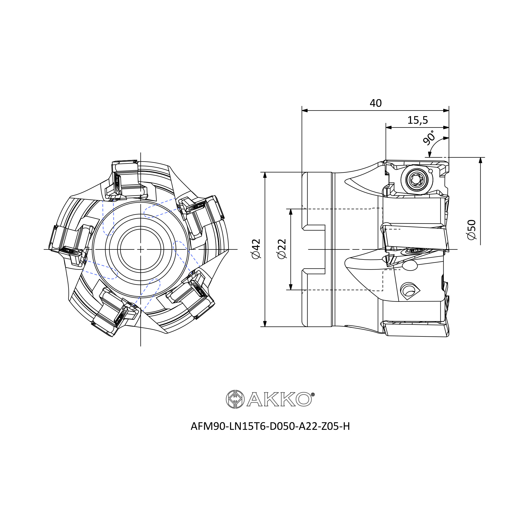 AKKO AFM90-LN15T6-D050-A22-Z05-H — фото 3