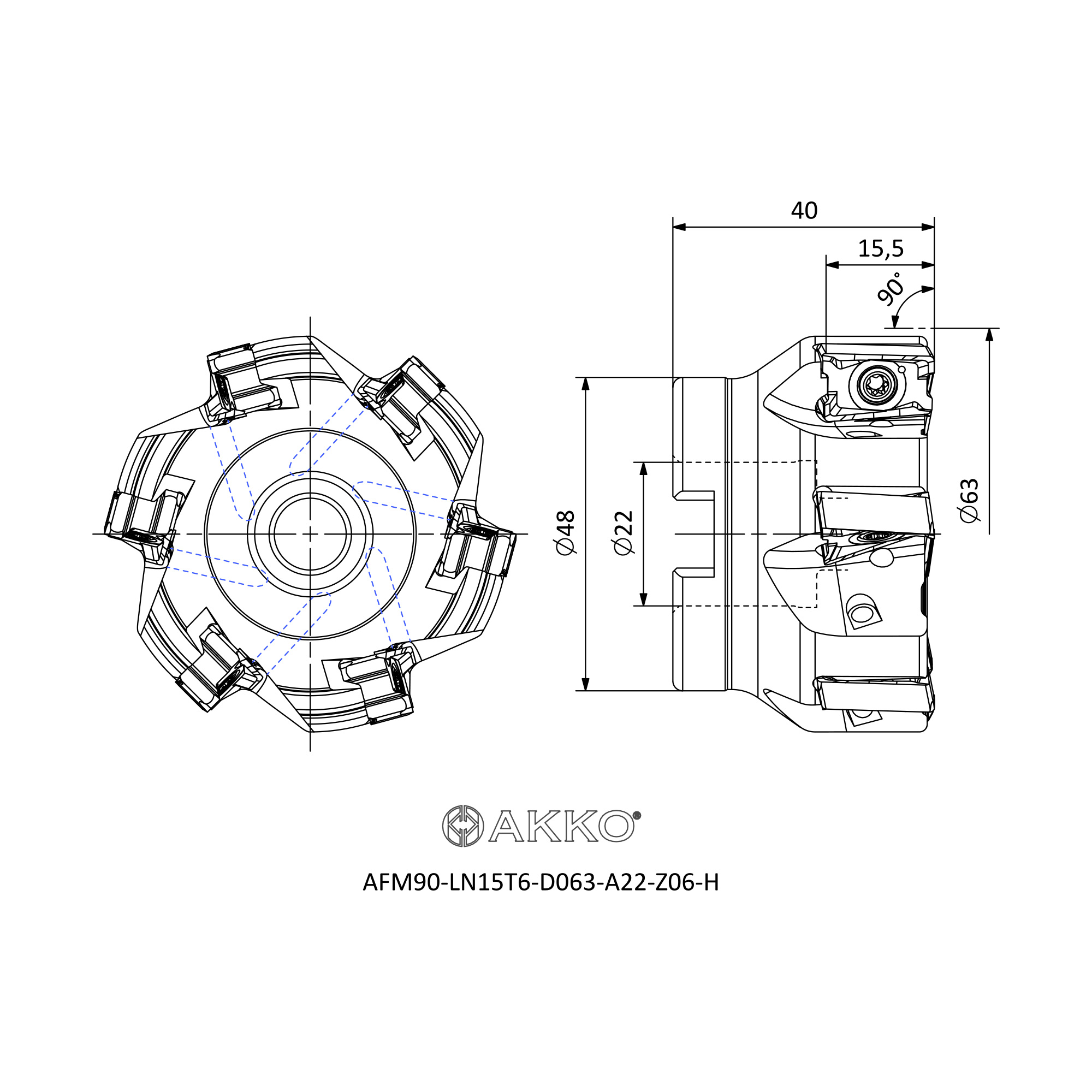 AKKO AFM90-LN15T6-D063-A22-Z06-H — фото 3