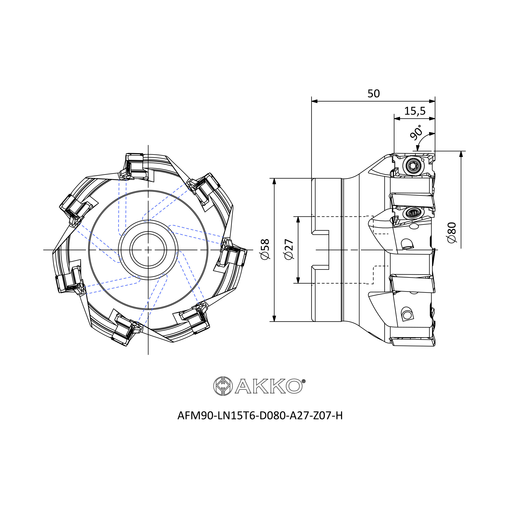 AKKO AFM90-LN15T6-D080-A27-Z07-H — фото 3
