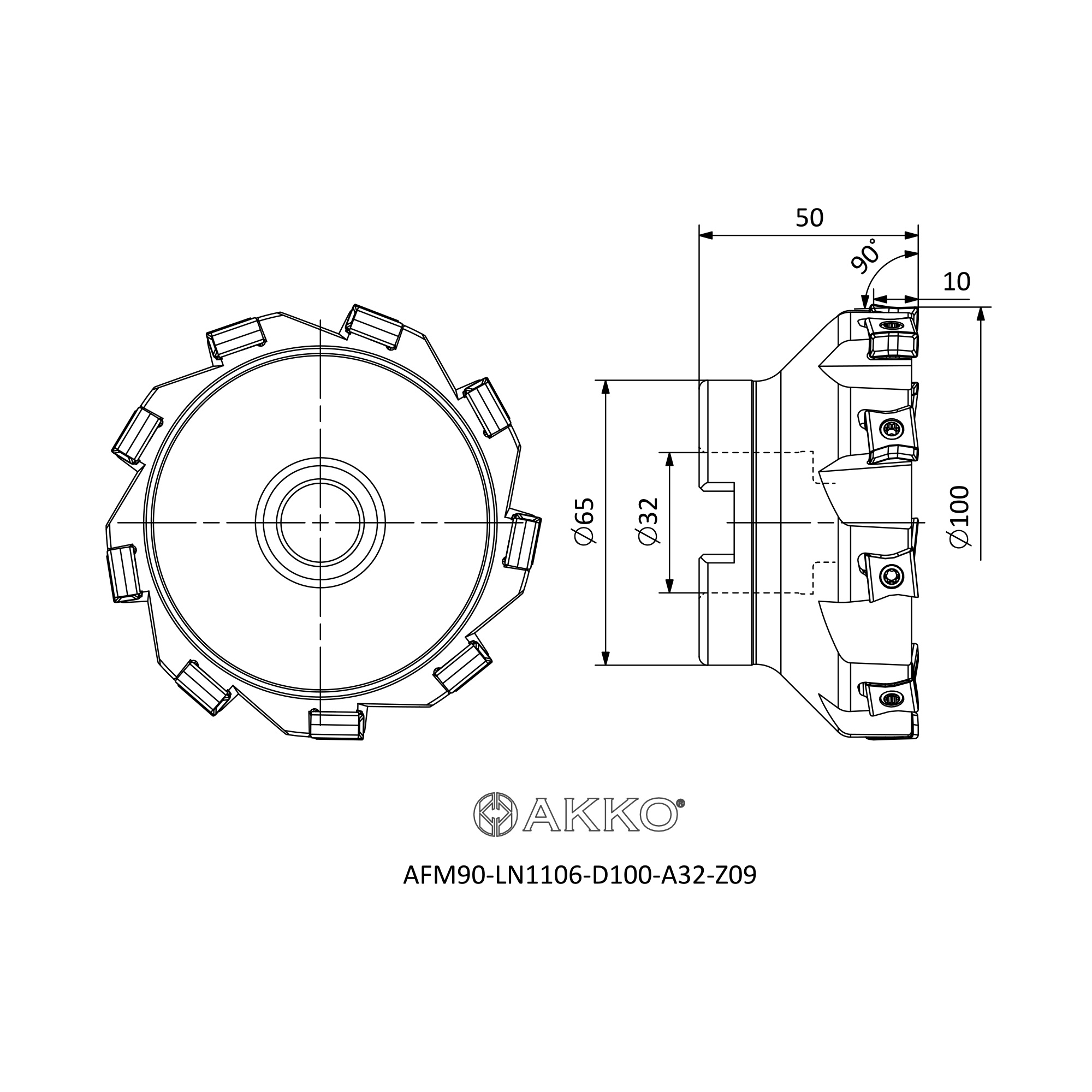 AKKO AFM90-LN1106-D100-A32-Z09 — фото 3
