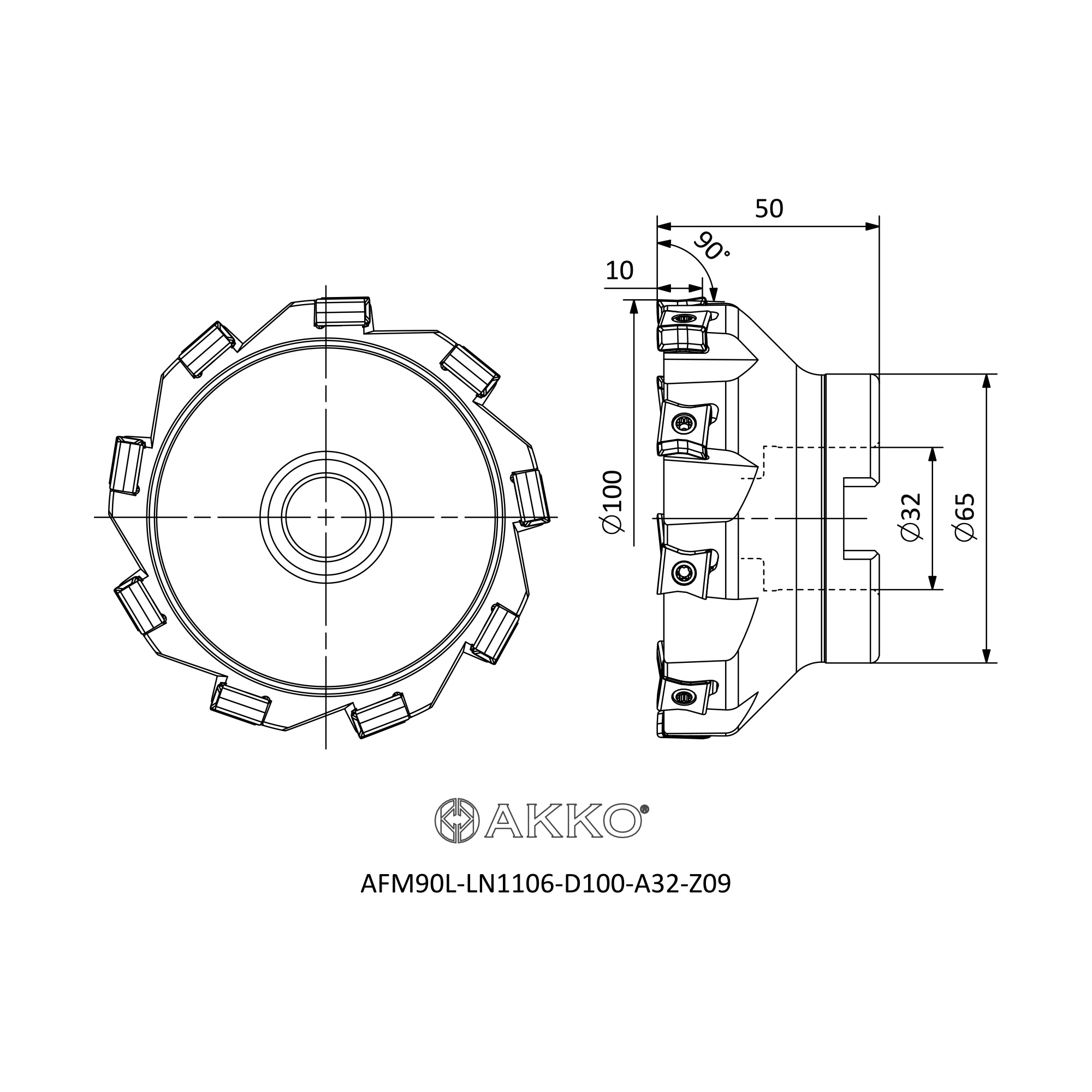AKKO AFM90L-LN1106-D100-A32-Z09 — фото 3