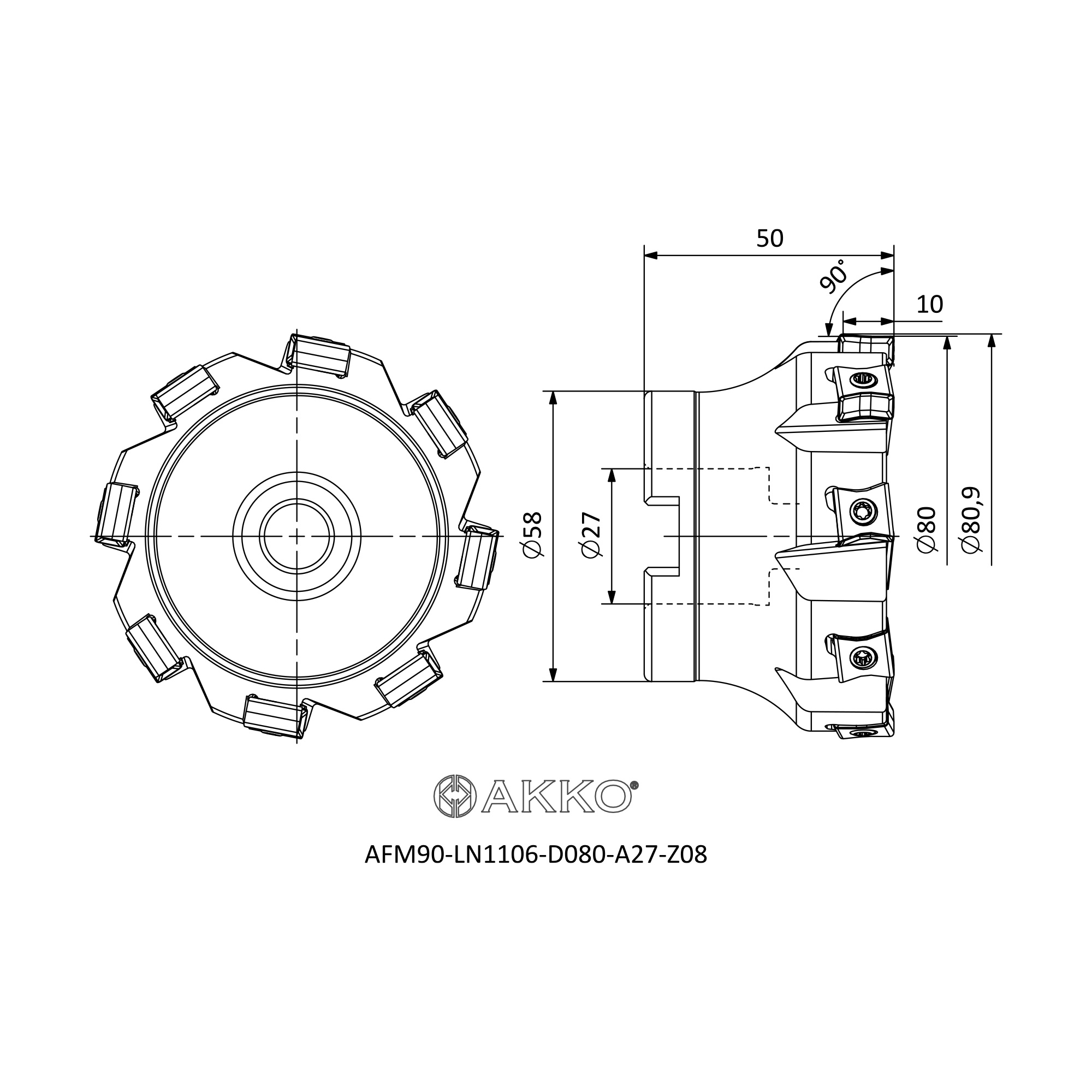 AKKO AFM90-LN1106-D080-A27-Z08 — фото 3