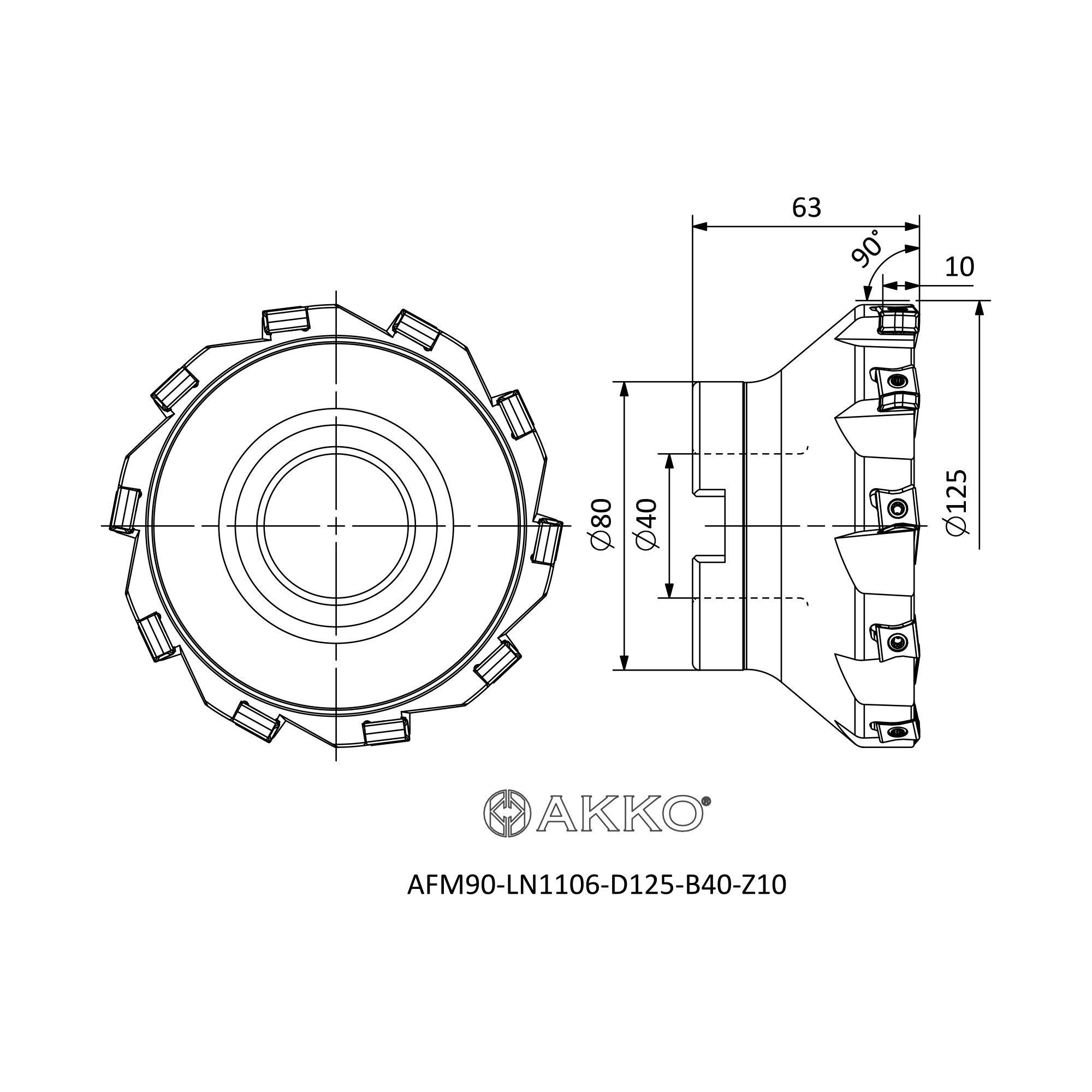 AKKO AFM90-LN1106-D125-B40-Z10 — фото 3