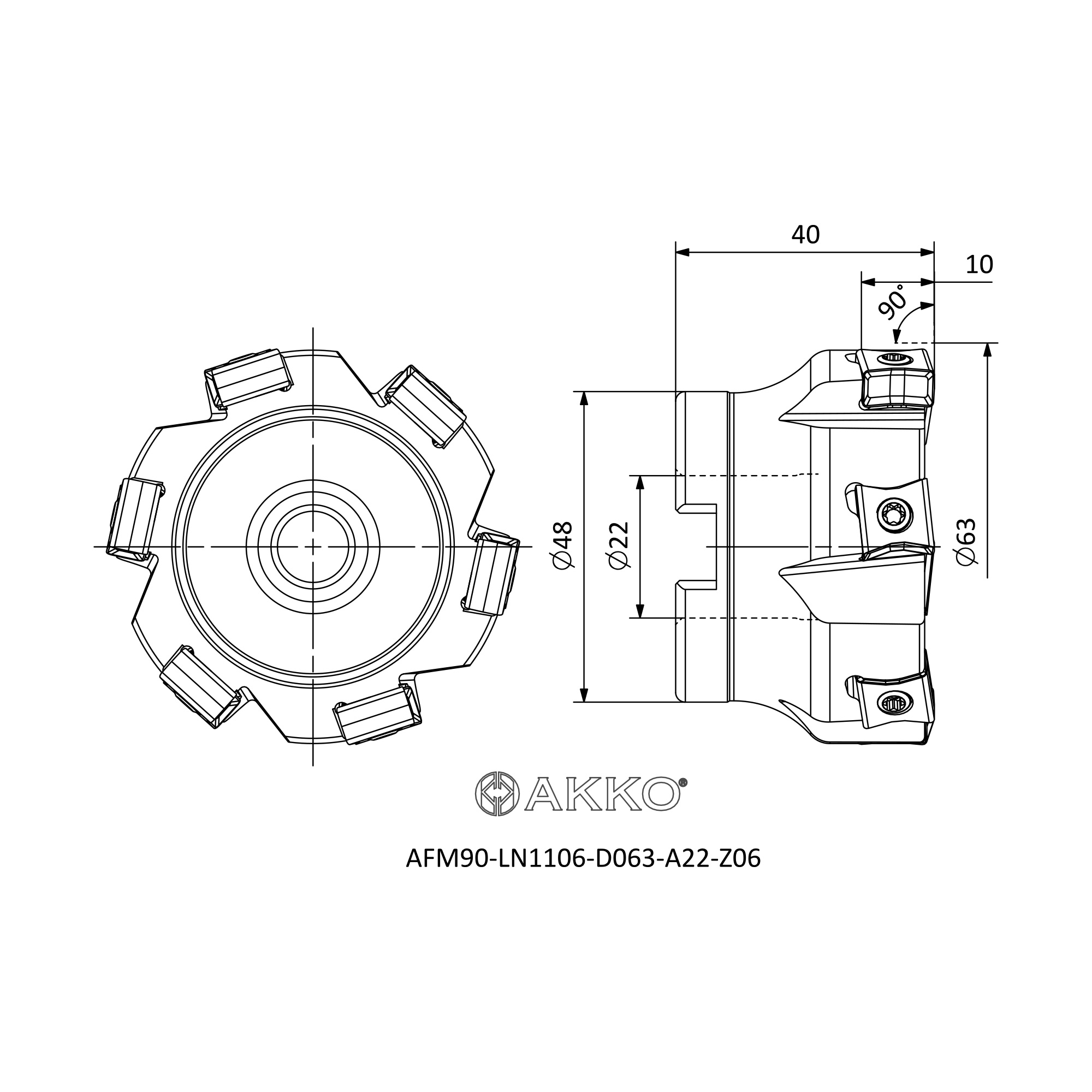 AKKO AFM90-LN1106-D063-A22-Z06 — фото 3