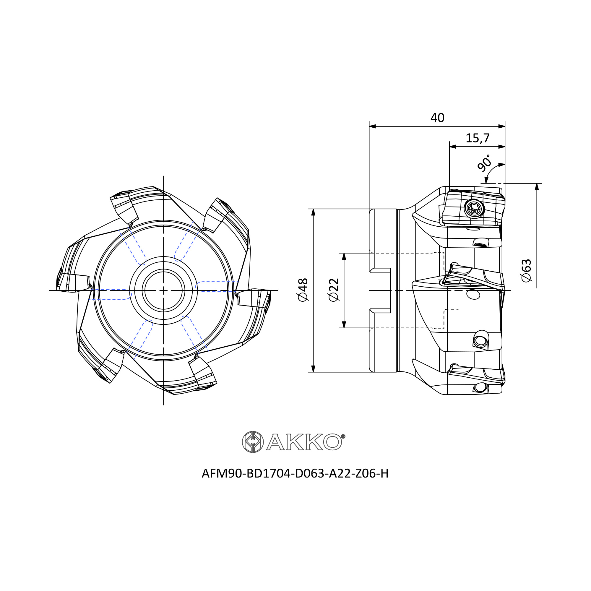 AKKO AFM90-BD1704-D063-A22-Z06-H — фото 3