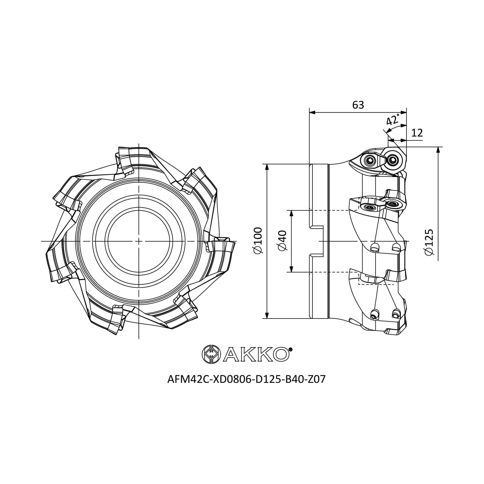 AKKO AFM42C-XD0806-D125-B40-Z07 — фото 3