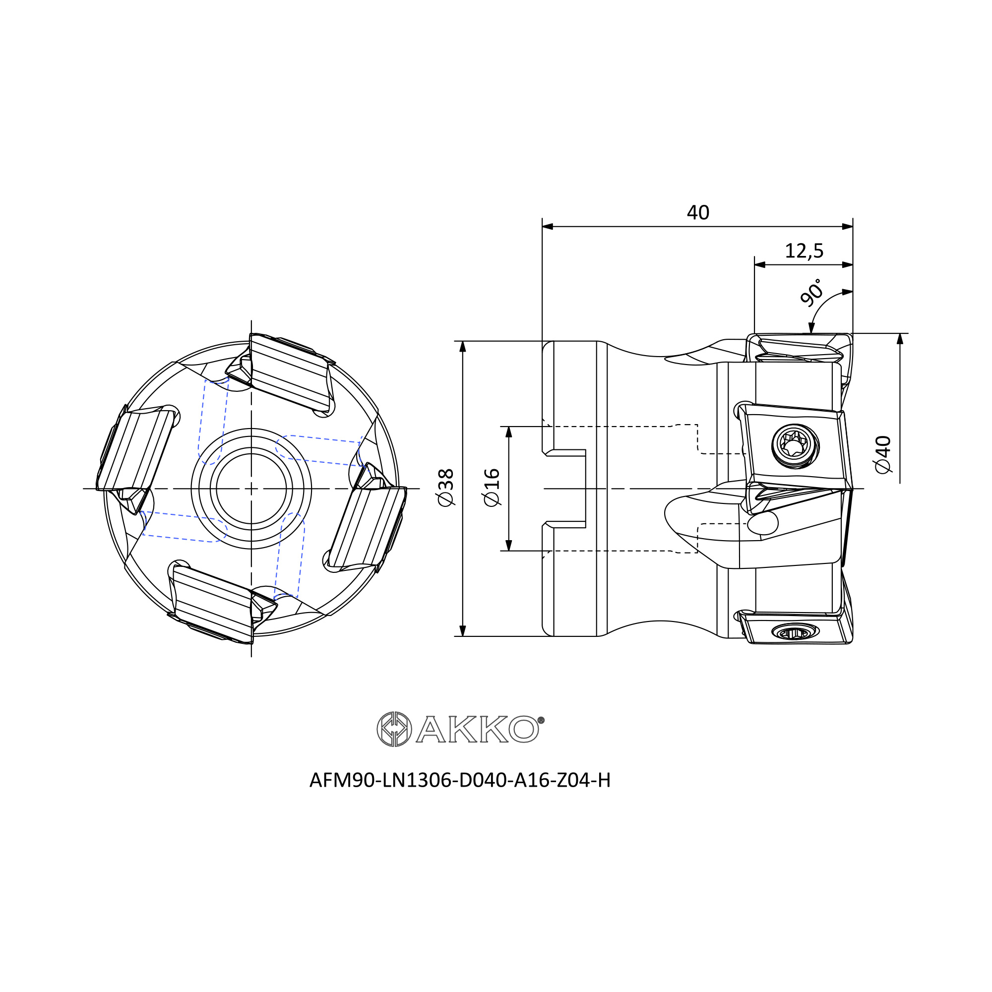 AKKO AFM90-LN1306-D040-A16-Z04-H — фото 3