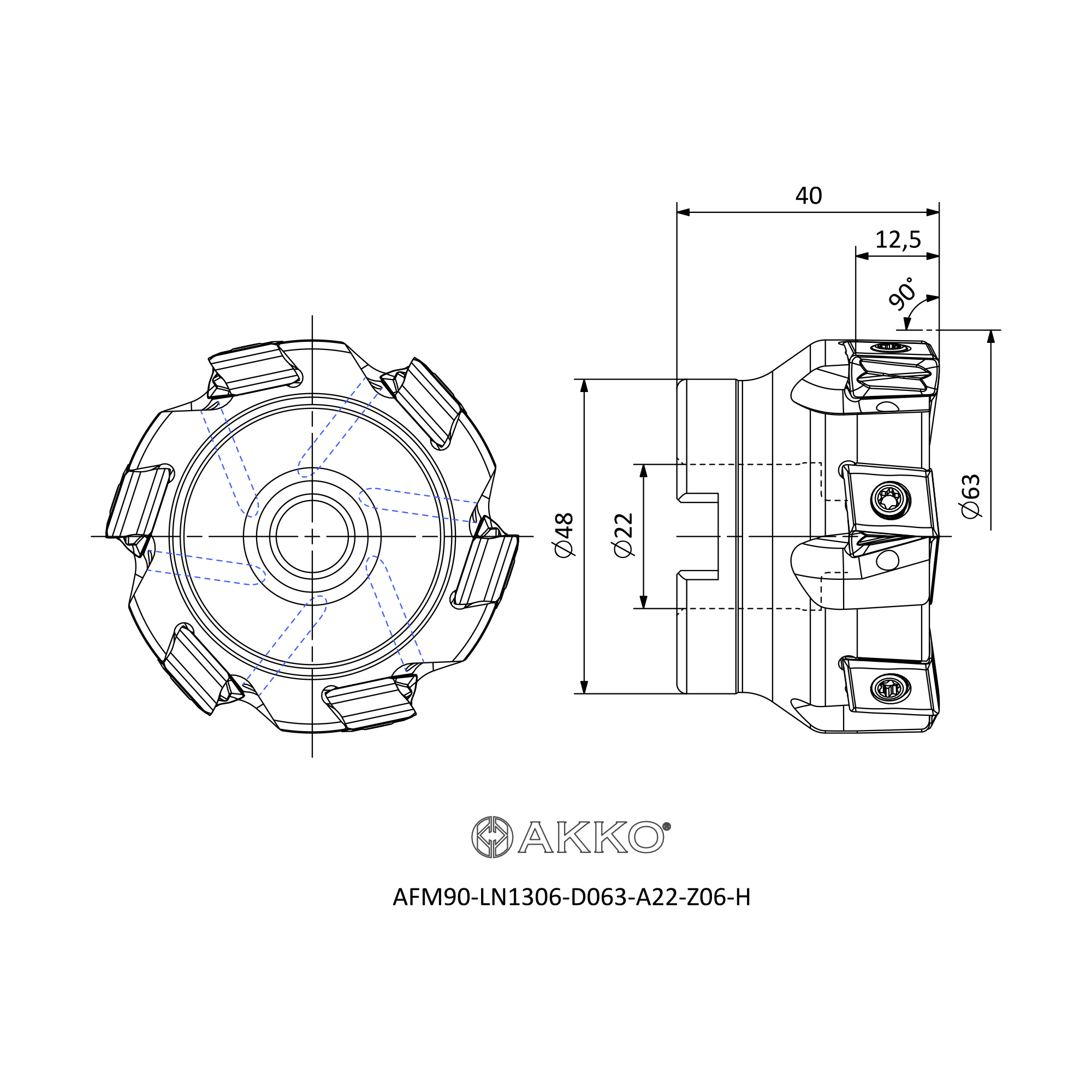 AKKO AFM90-LN1306-D063-A22-Z06-H — фото 3