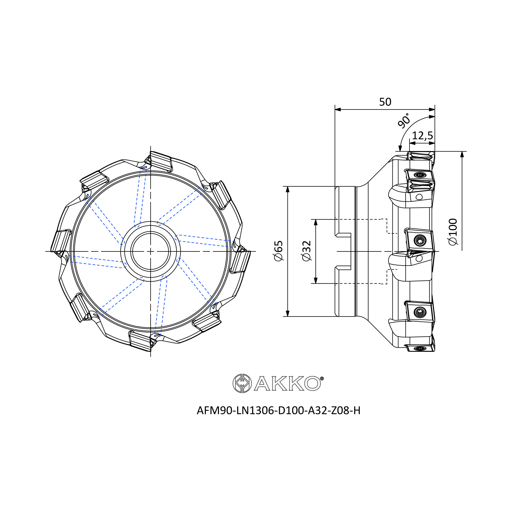 AKKO AFM90-LN1306-D100-A32-Z08-H — фото 3