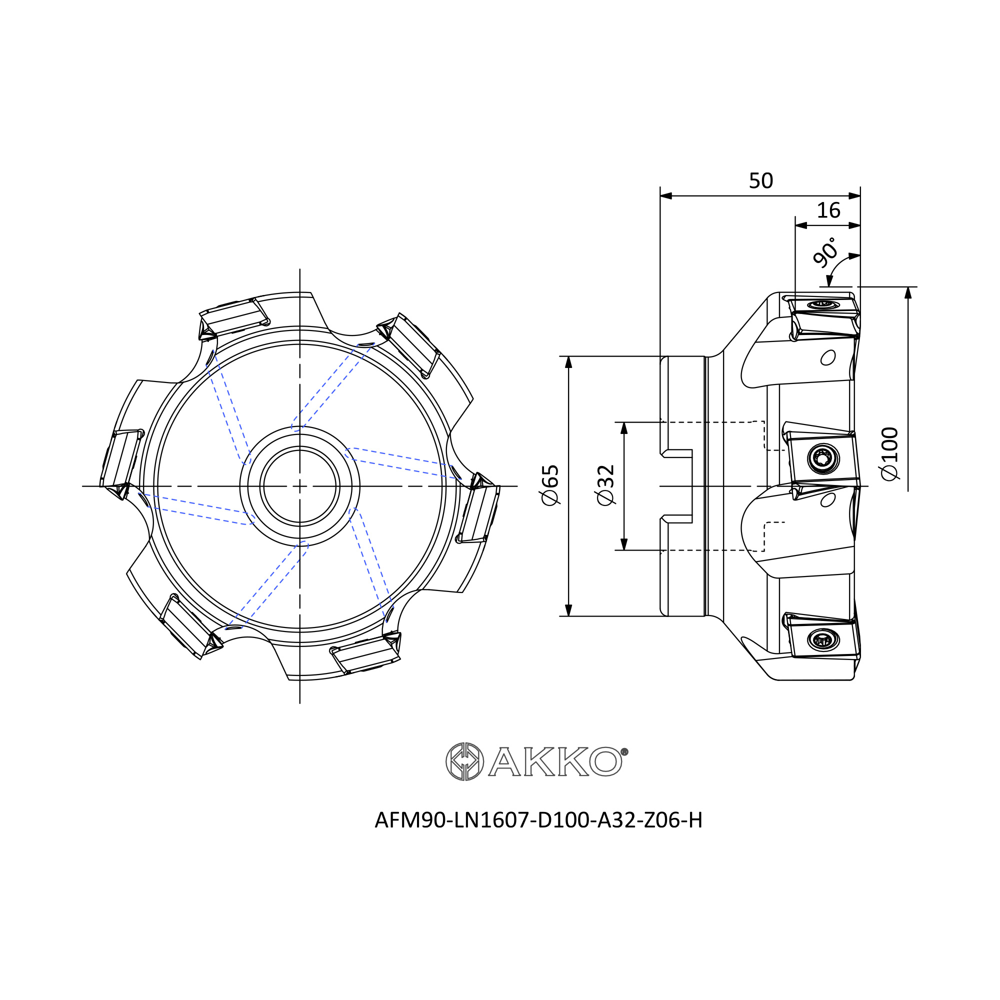 AKKO AFM90-LN1607-D100-A32-Z06-H — фото 3
