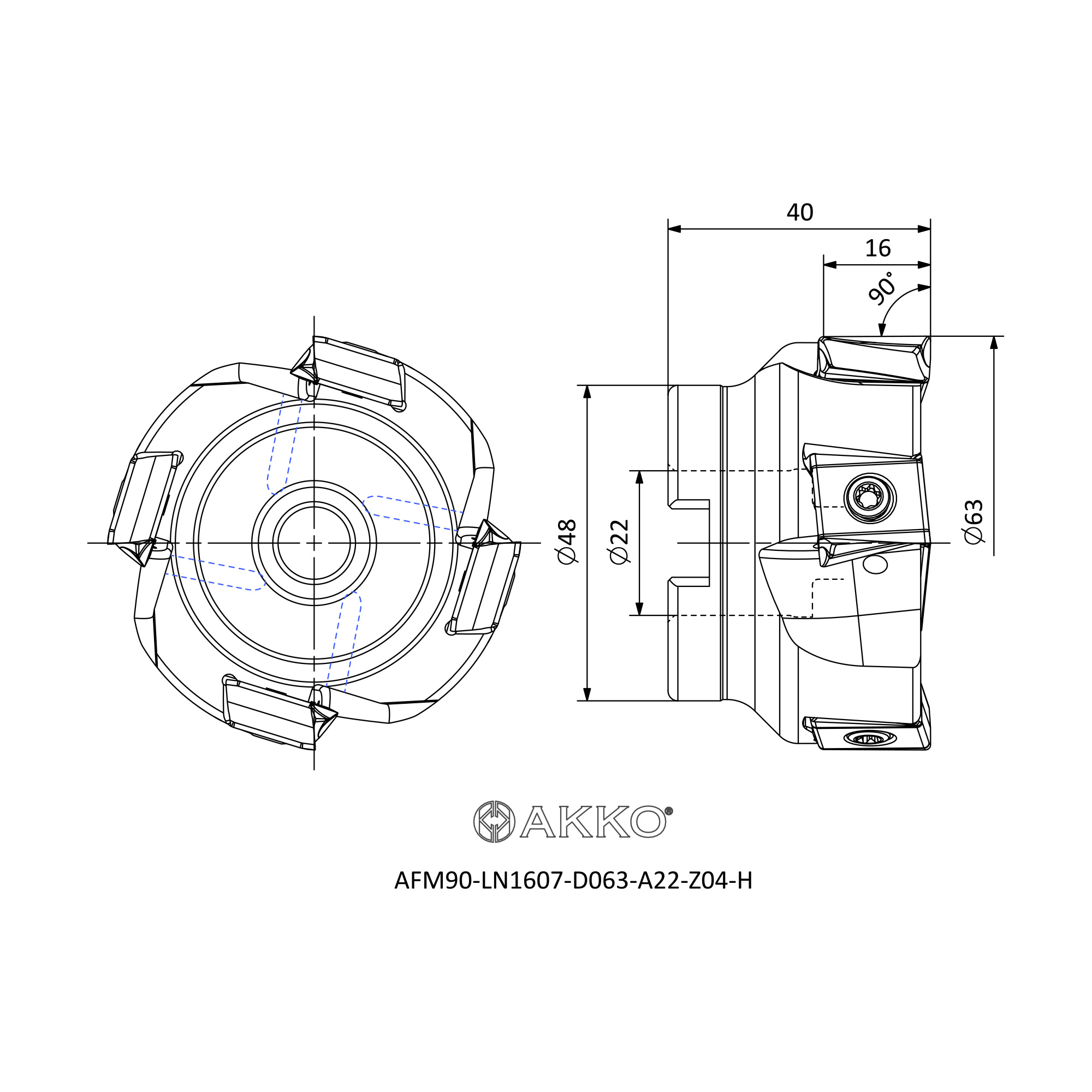 AKKO AFM90-LN1607-D063-A22-Z04-H — фото 3