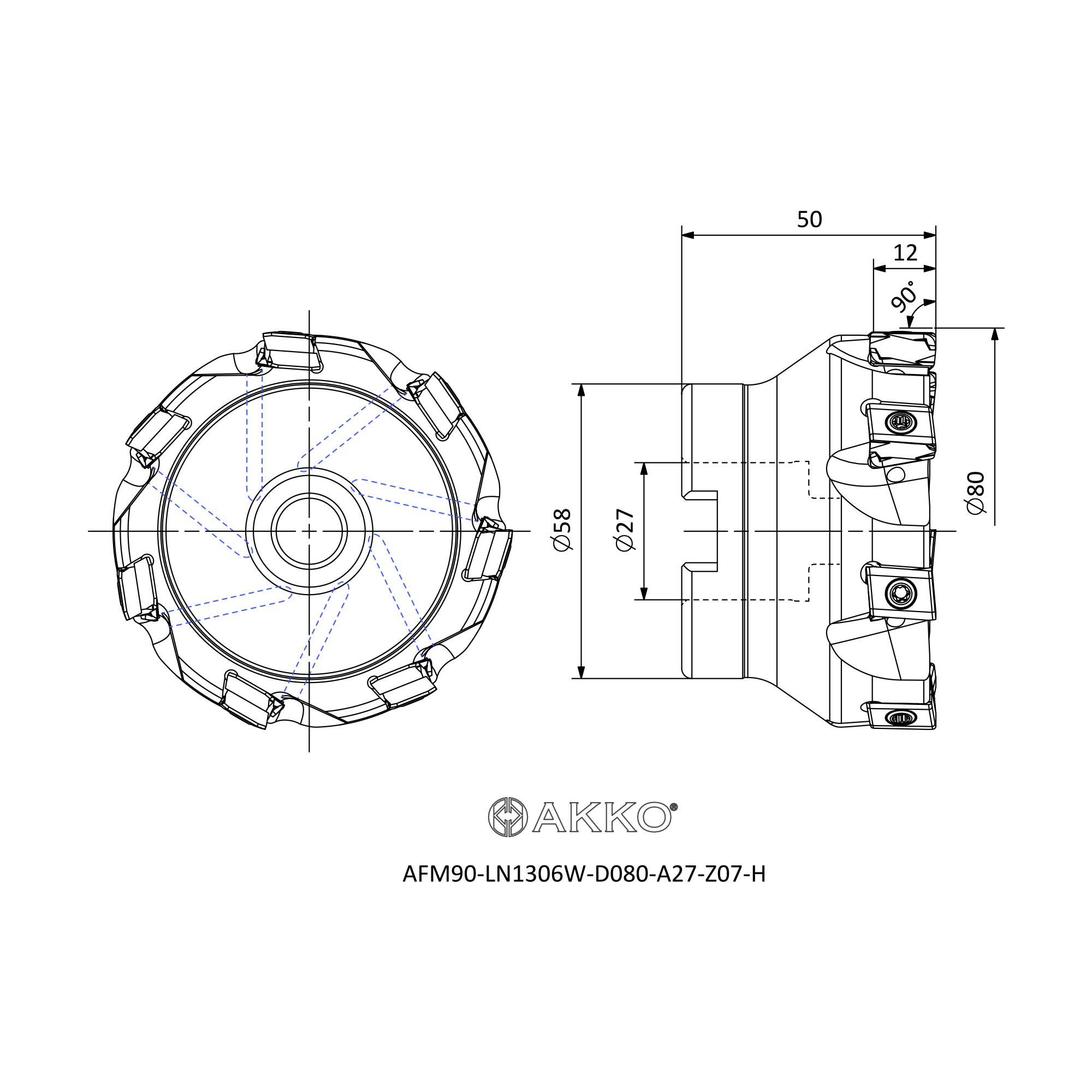AKKO AFM90-LN1306W-D080-A27-Z07-H — фото 3