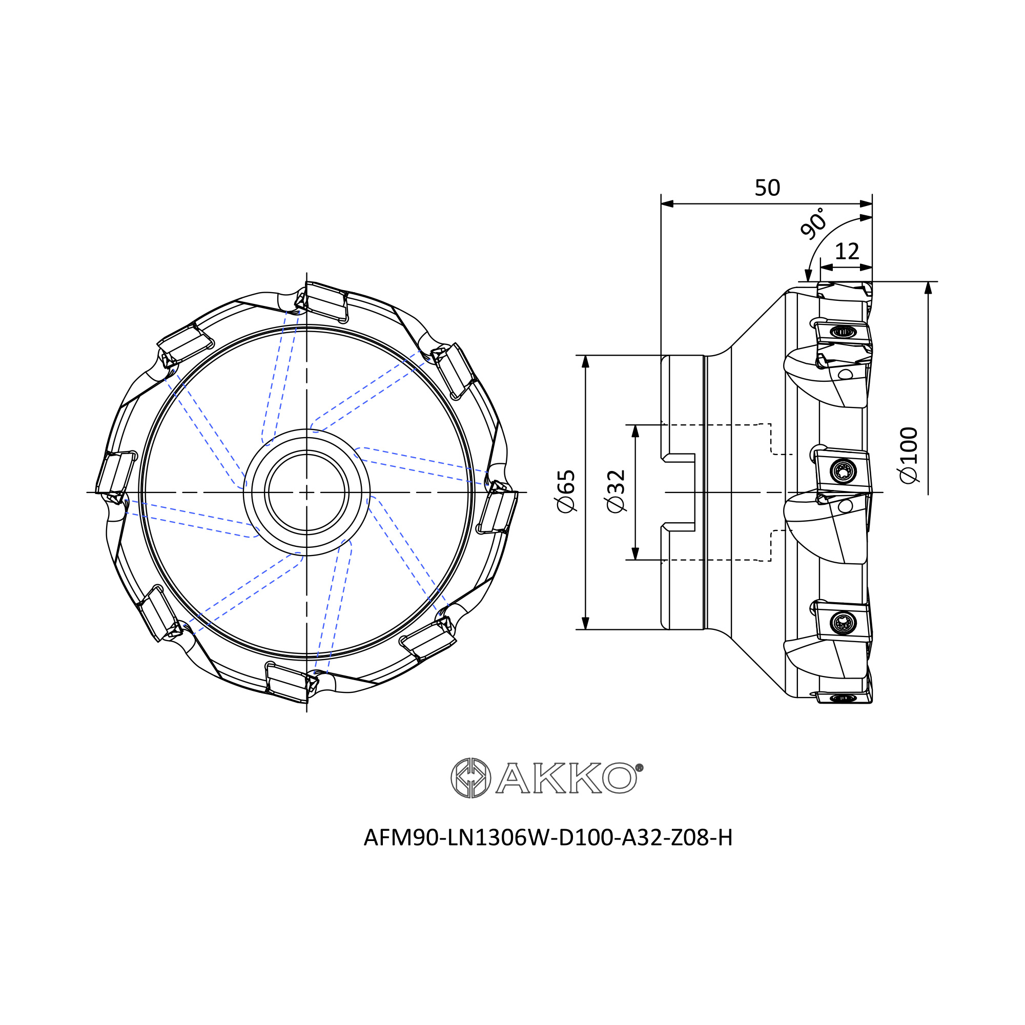 AKKO AFM90-LN1306W-D100-A32-Z08-H — фото 3