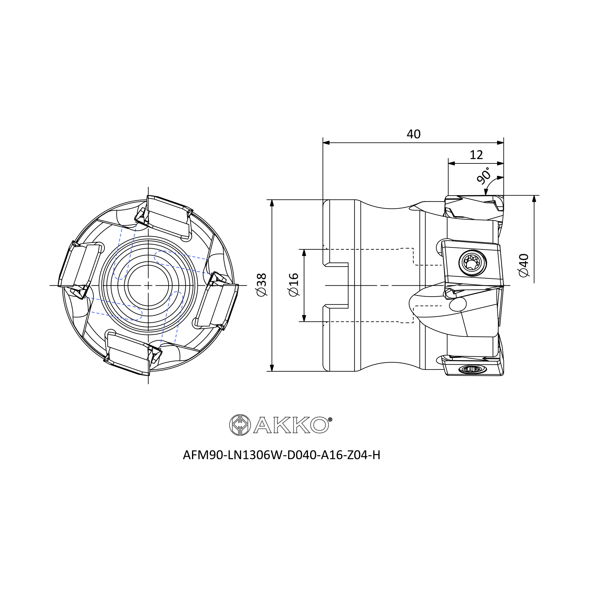 AKKO AFM90-LN1306W-D040-A16-Z04-H — фото 3