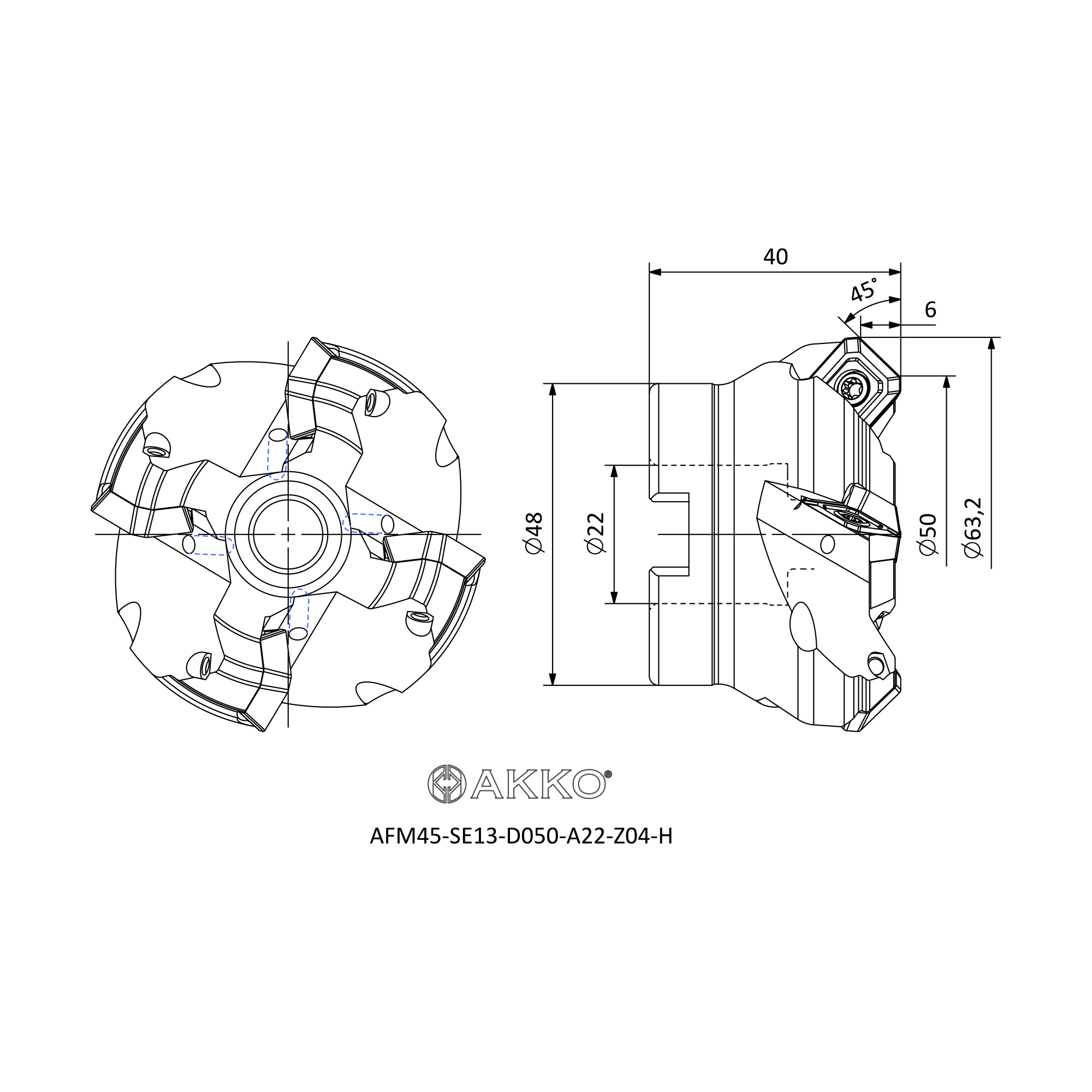 AKKO AFM45-SE13-D050-A22-Z04-H — фото 3