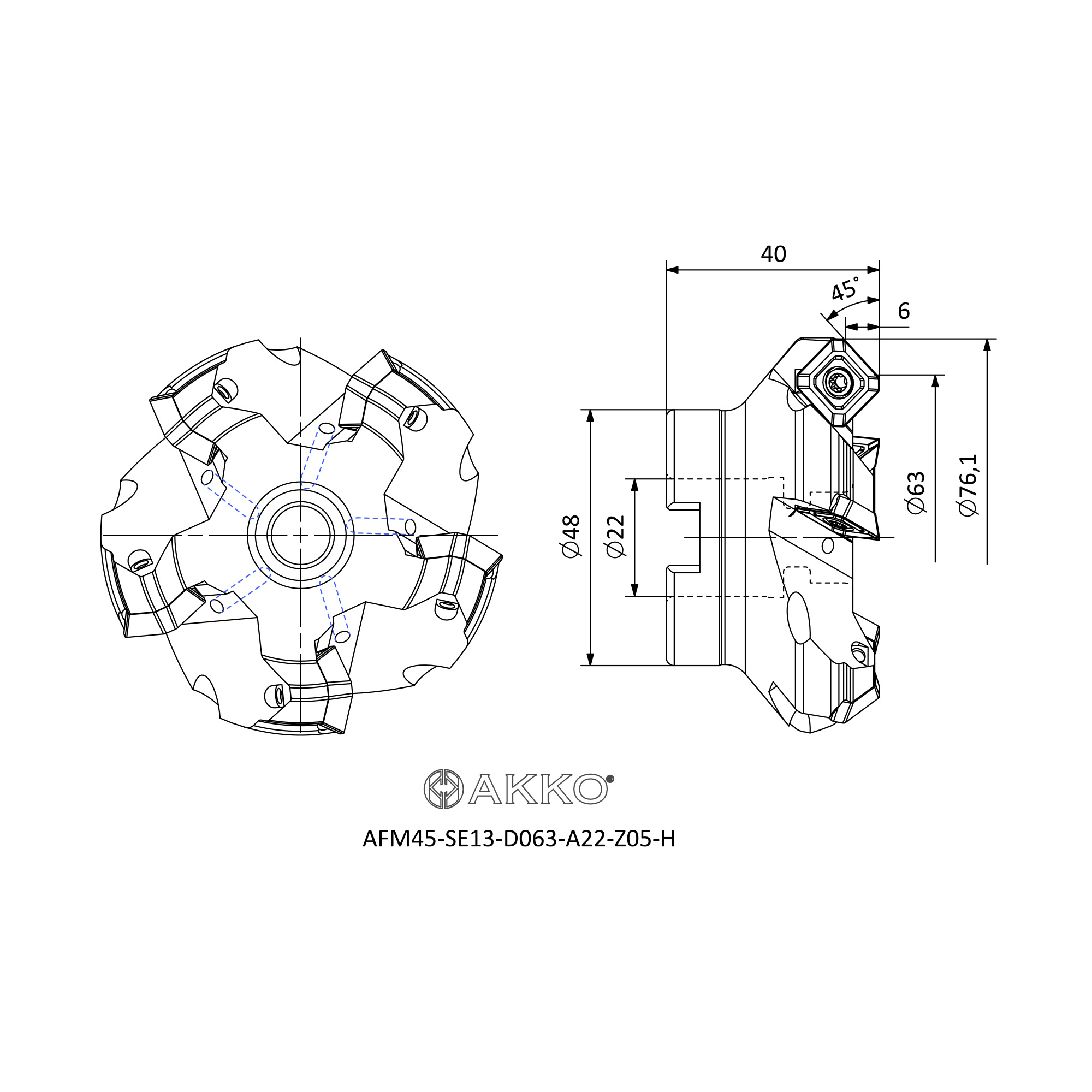AKKO AFM45-SE13-D063-A22-Z05-H — фото 3